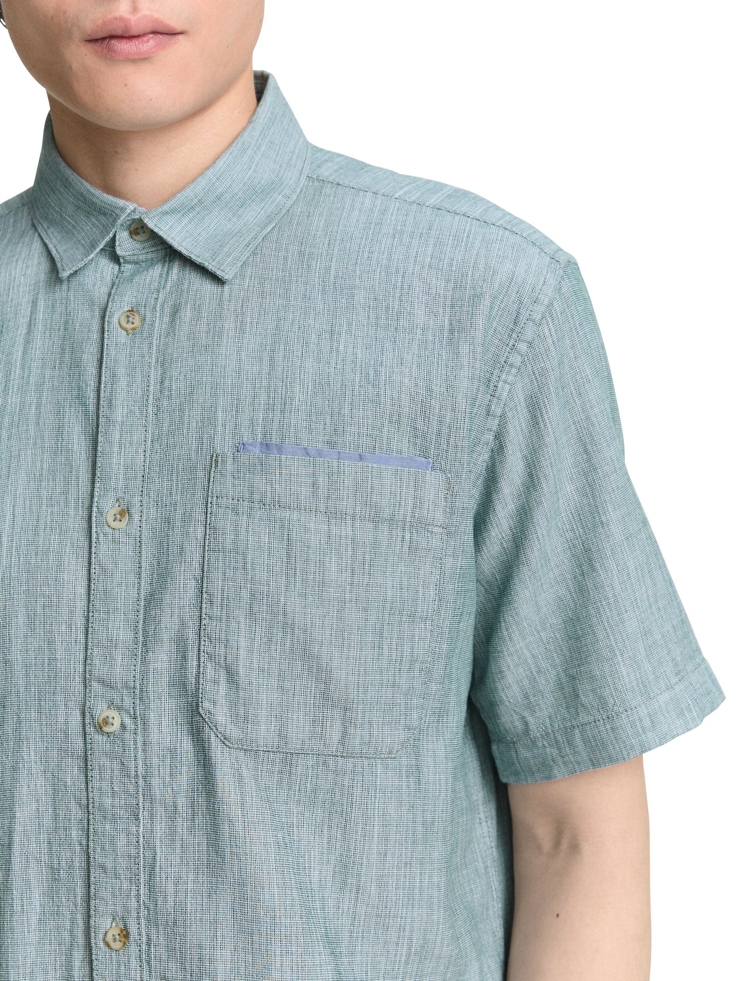 Regular Fit Kurzarmhemd aus Baumwolle