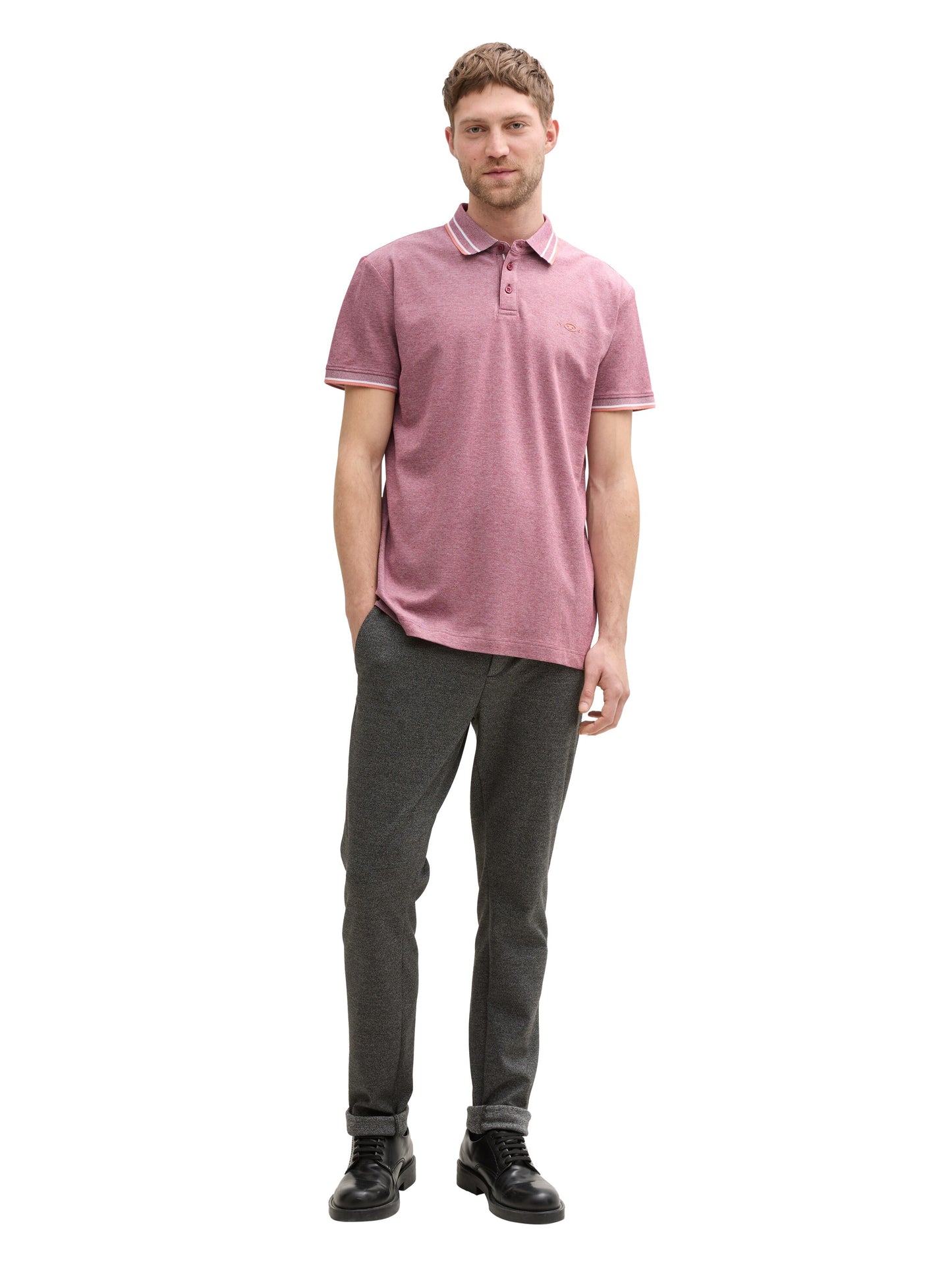 Piqué Poloshirt mit Stretch