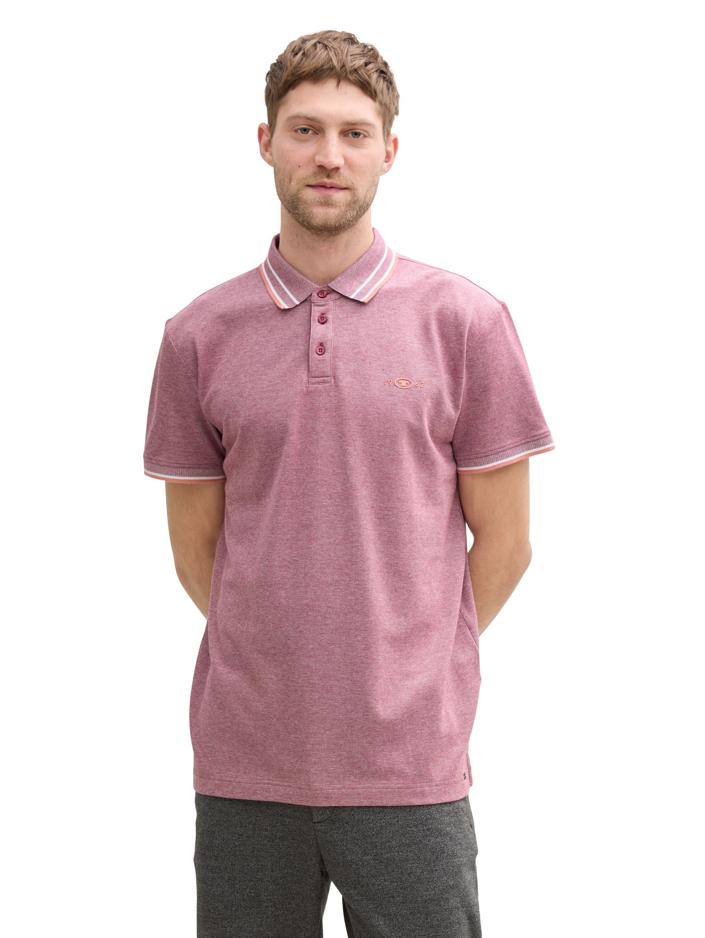 Piqué Poloshirt mit Stretch