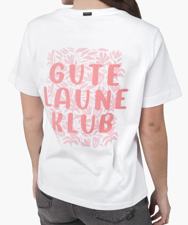 T-Shört Görls Big Gute Laune Klub, white