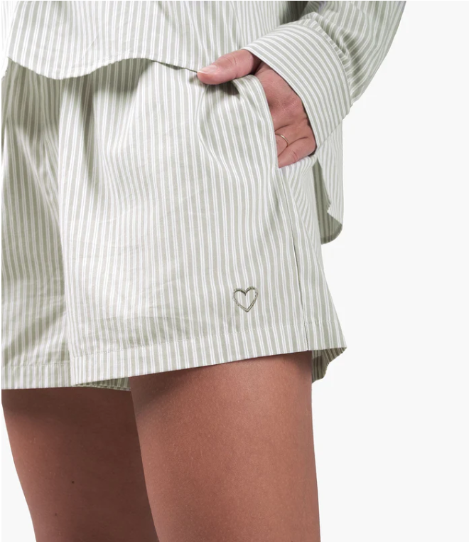 Meryl Stripes Shortpant, light blue