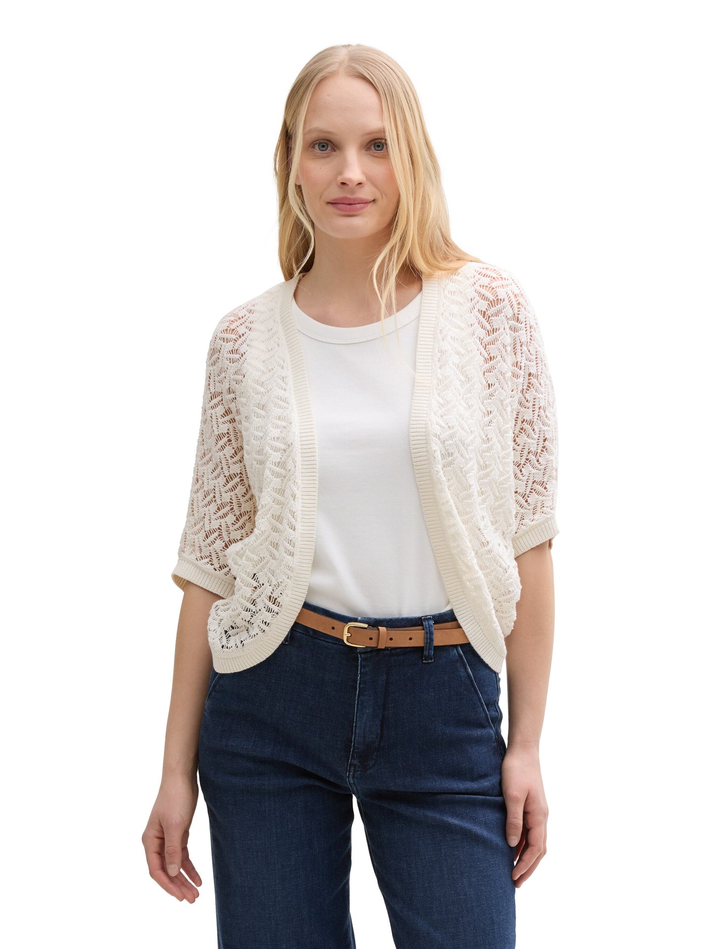 Loose Fit Bolero Cardigan