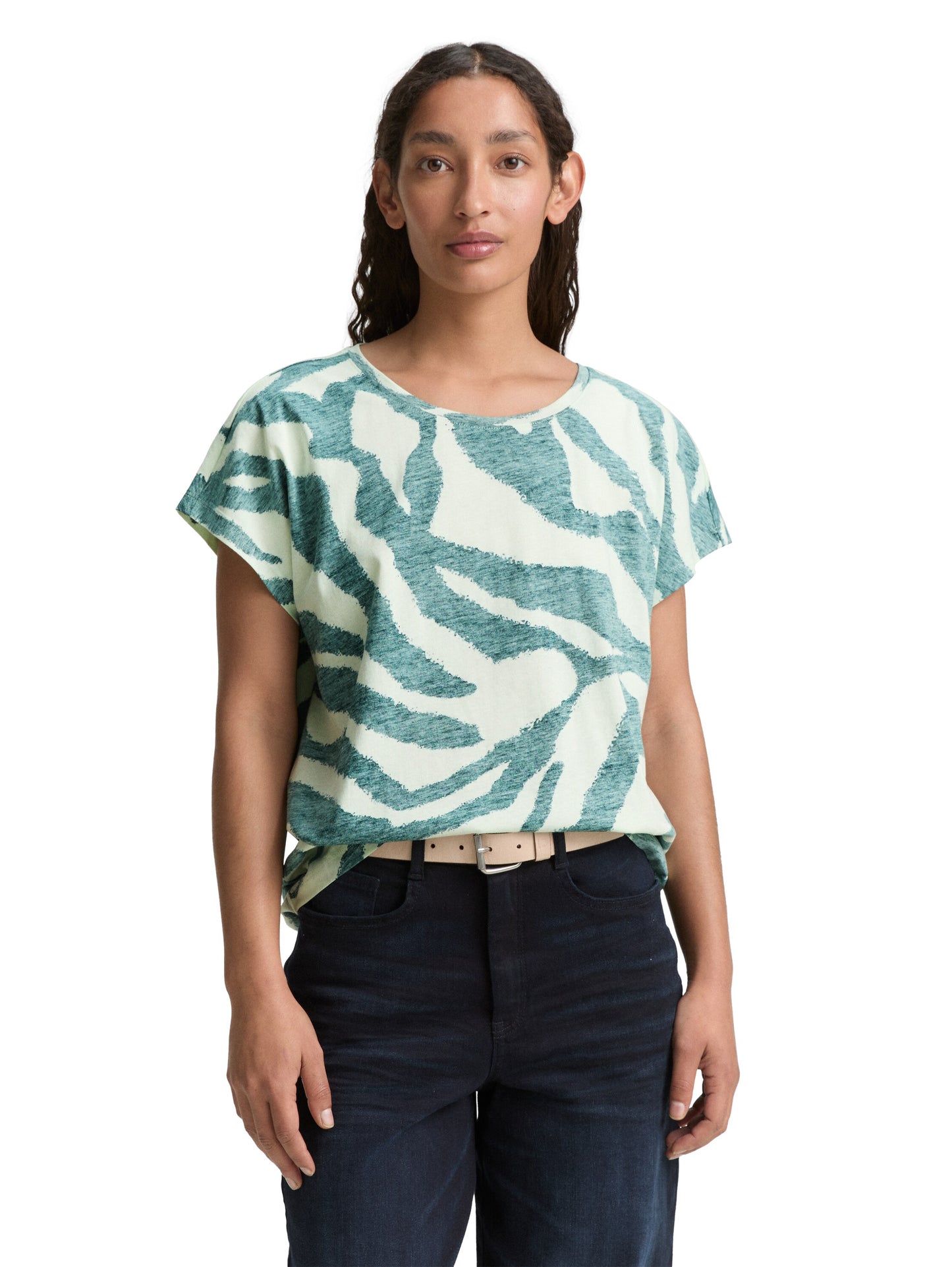 T-Shirt mit Inside-Out Print