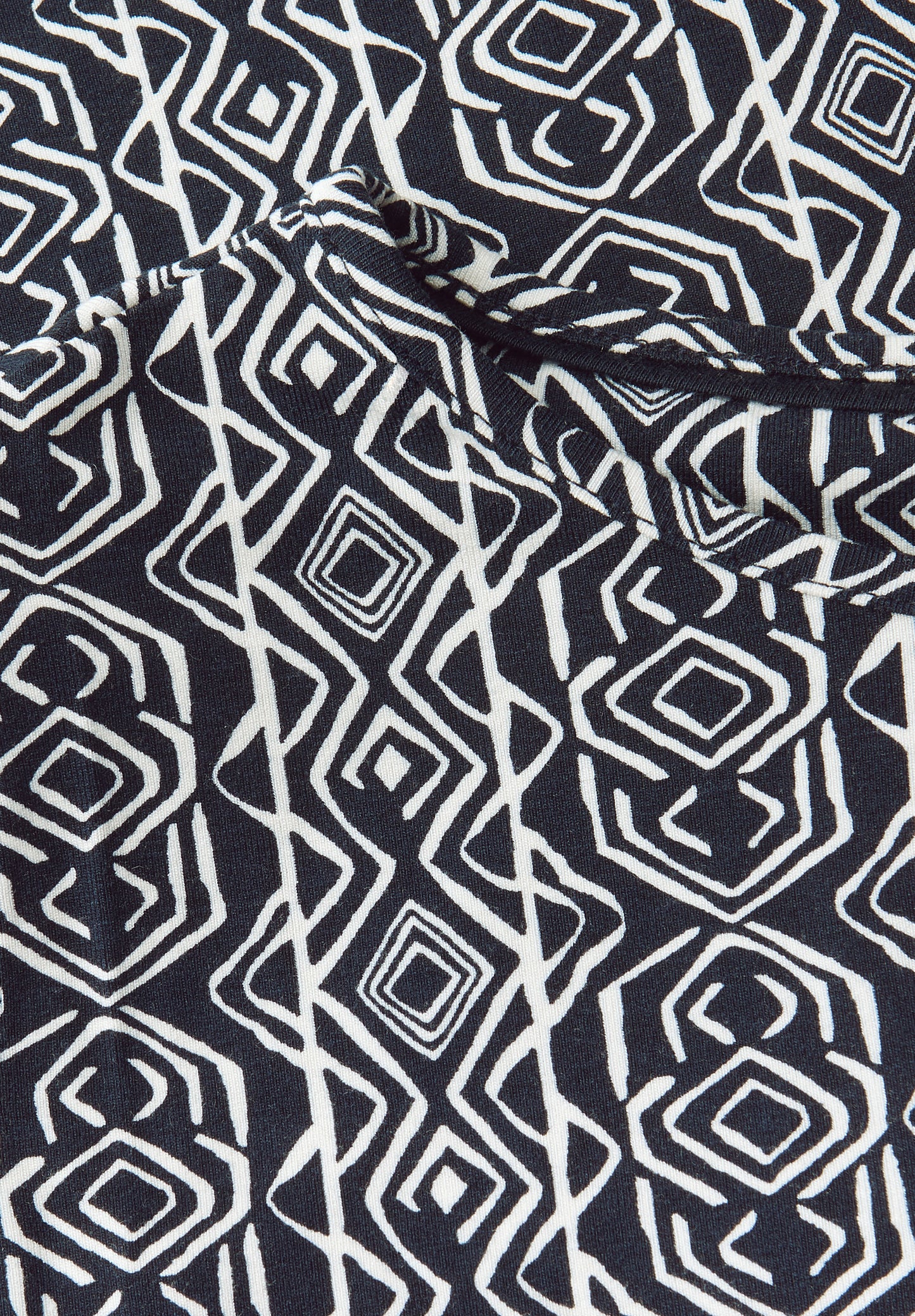 Gemustertes Jersey-Kleid
