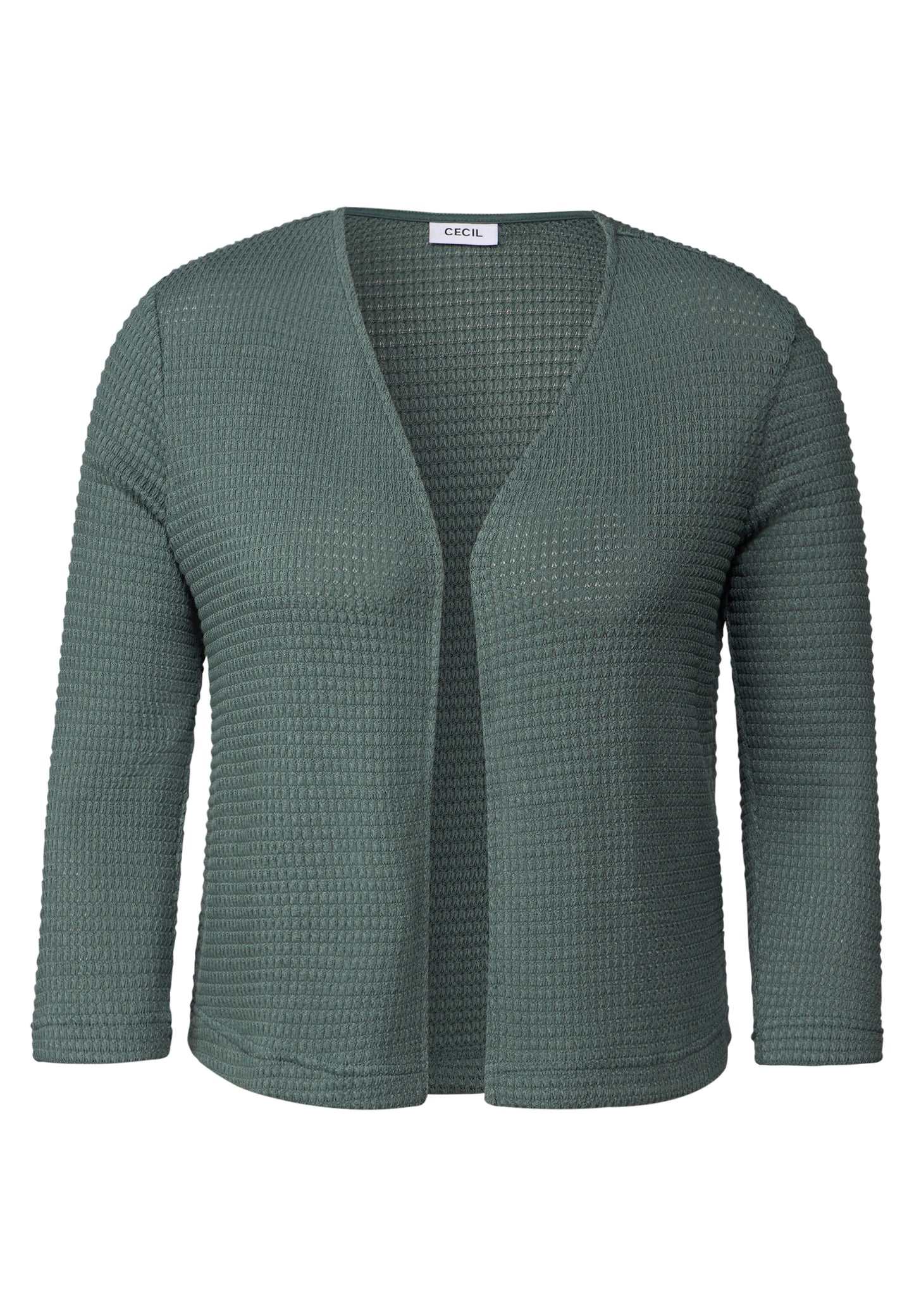 Offene Ajour-Look Jacke