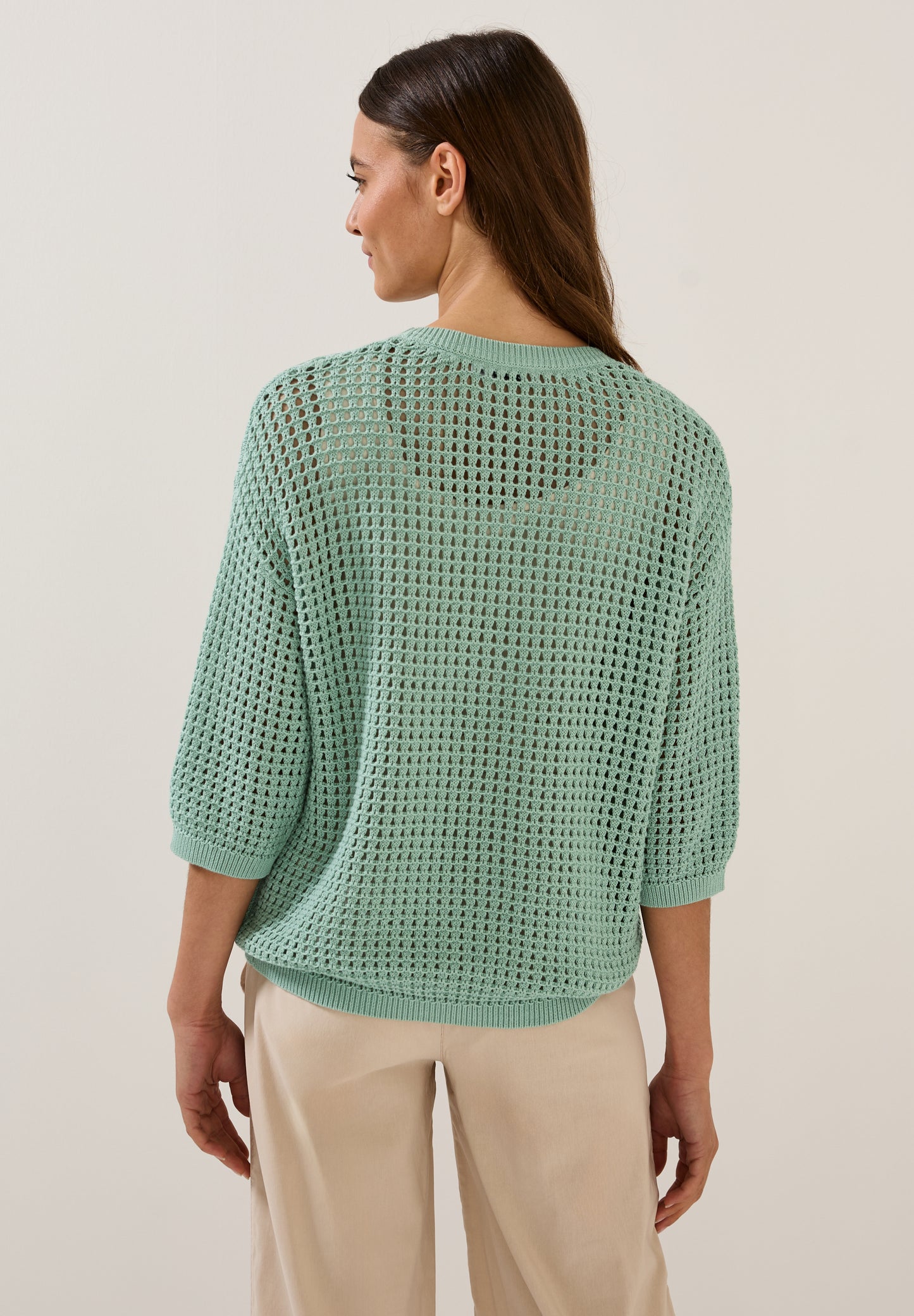 Pullover im Häkel-Optik