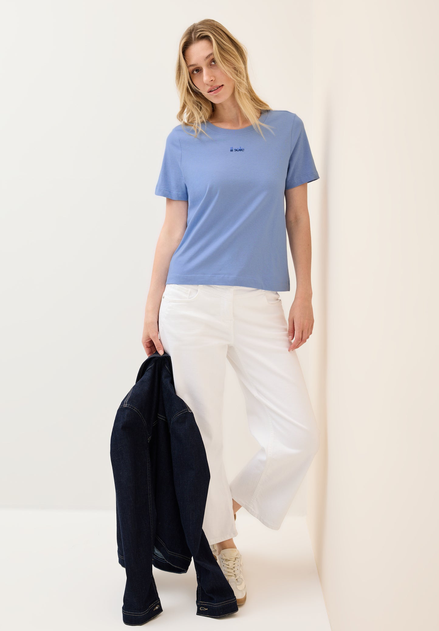 T-Shirt mit Wording-Detail
