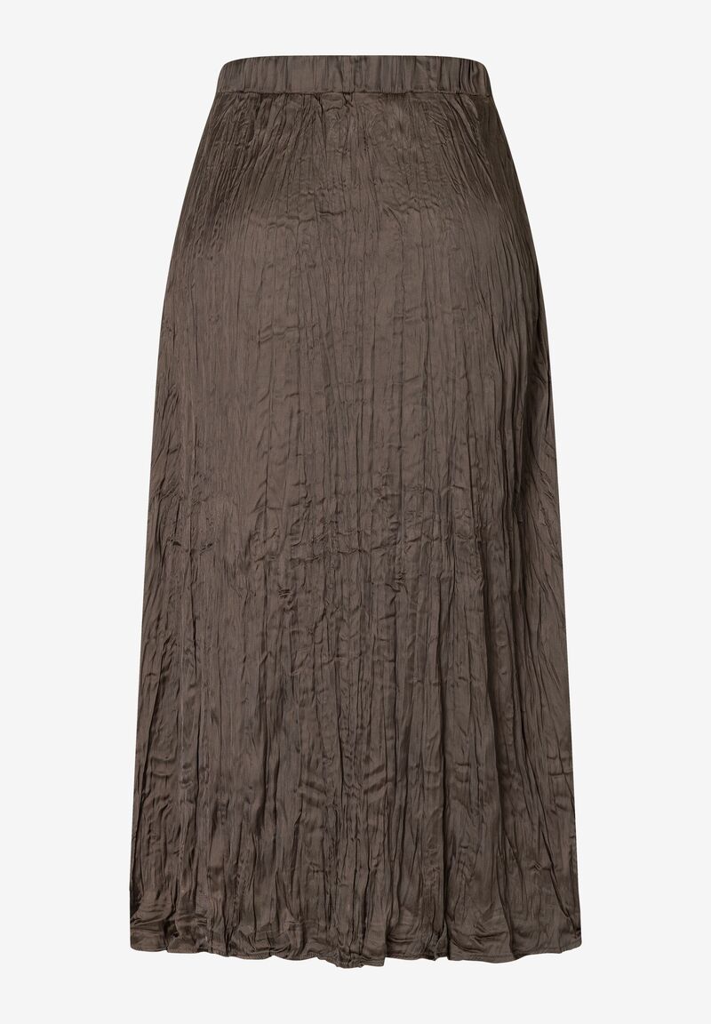 Satinrock gecrasht braun