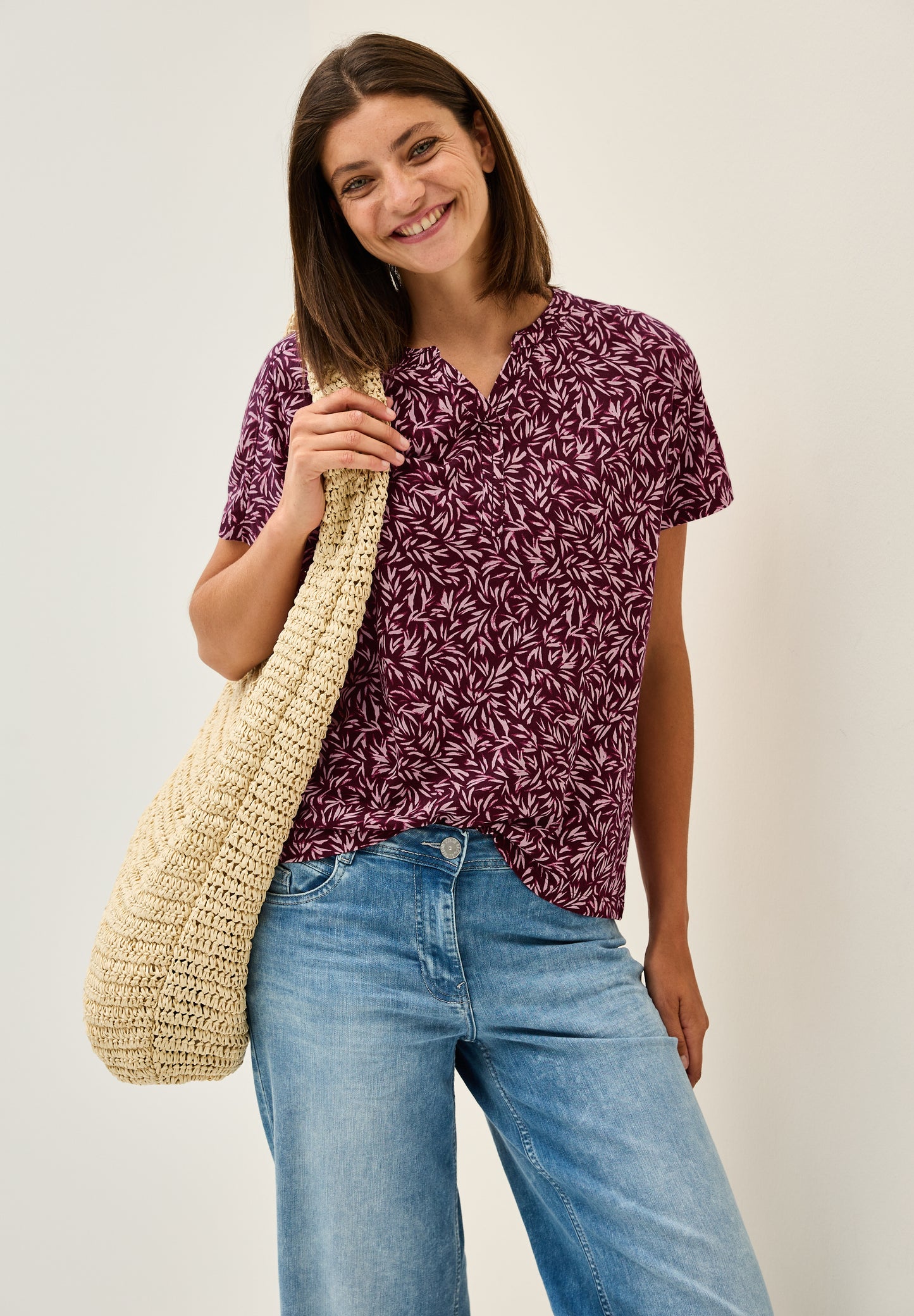 Shirt mit Minimal Print