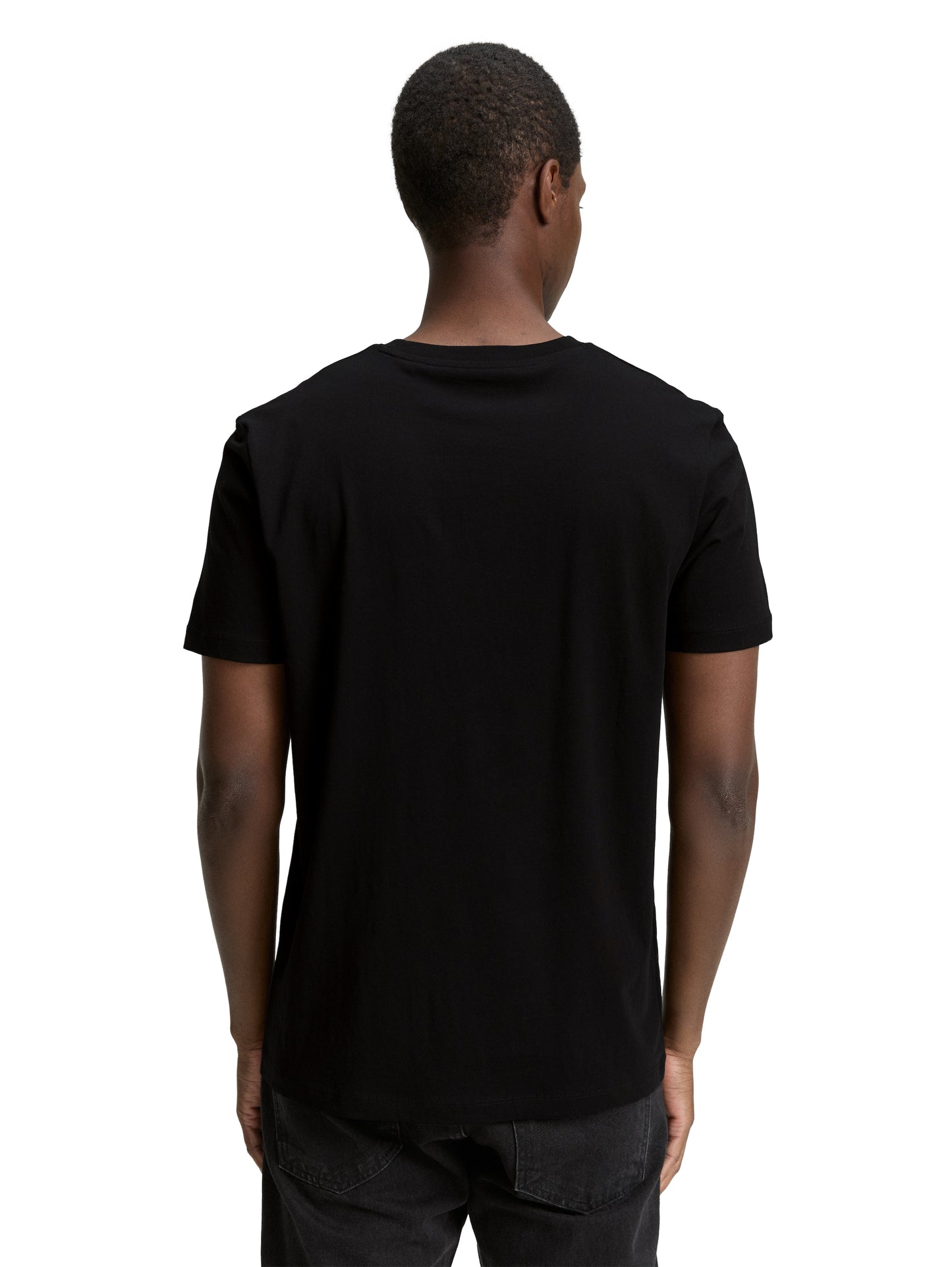 Basic T-Shirt mit Logo-Print