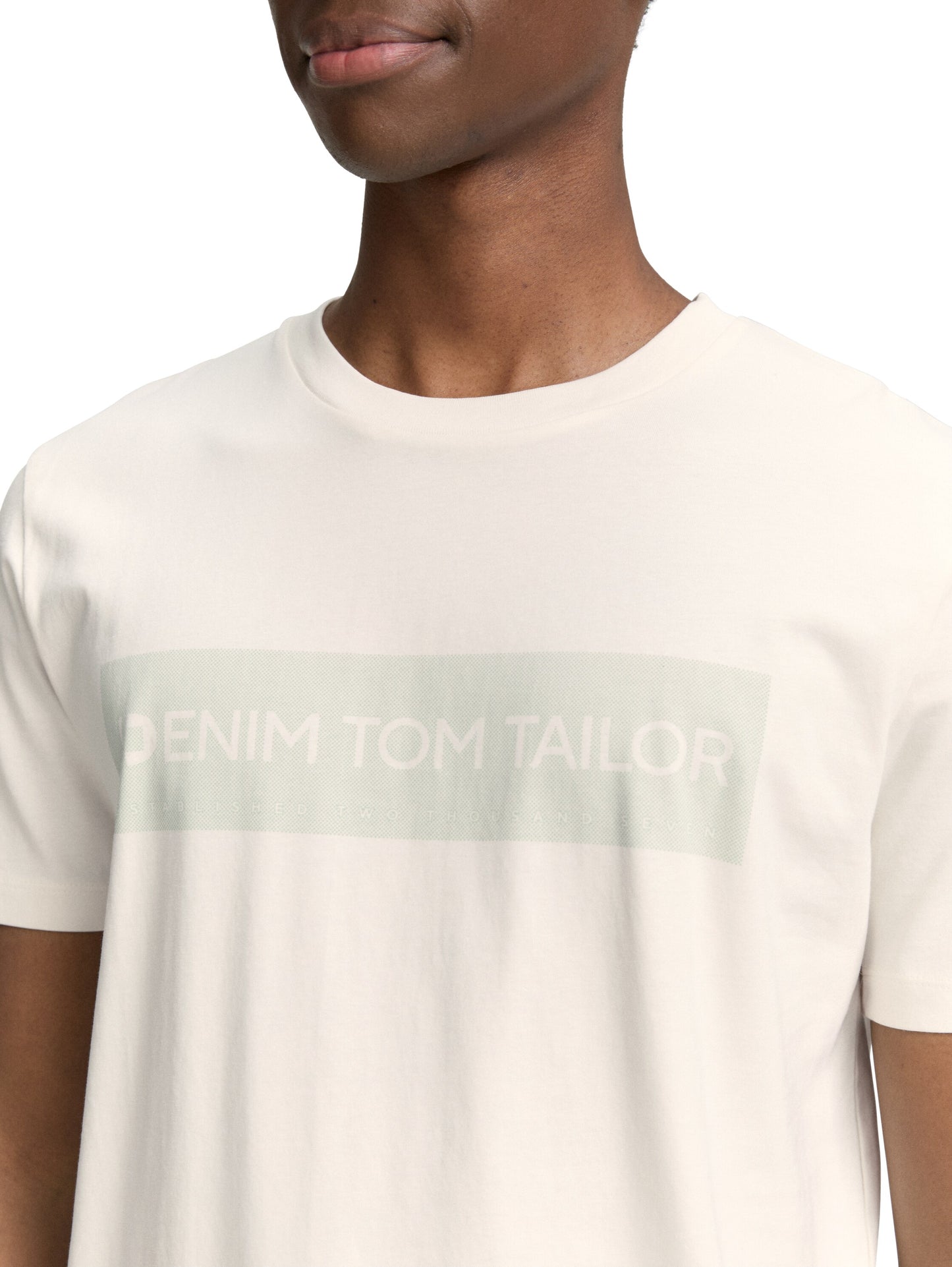Basic T-Shirt mit Logo-Print