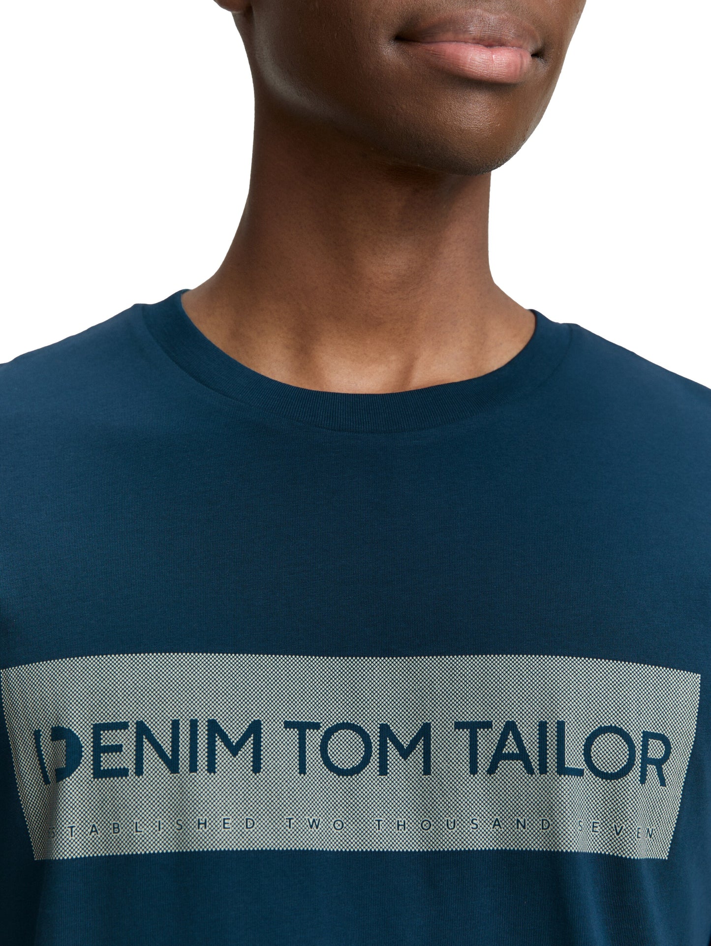 Basic T-Shirt mit Logo-Print