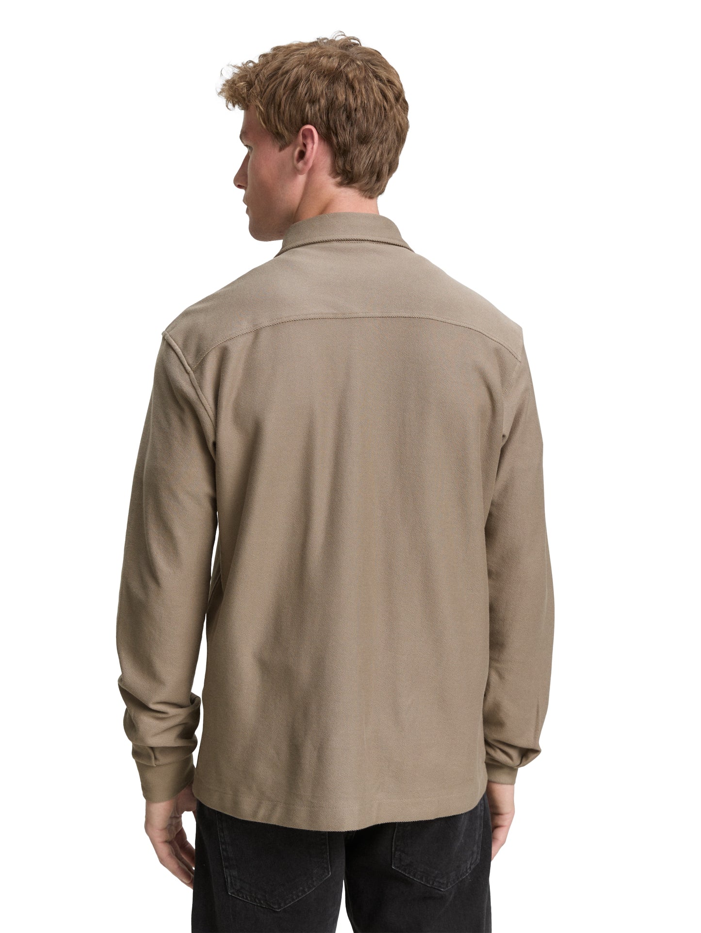 Relaxed Fit Twill Hemd aus Baumwolle