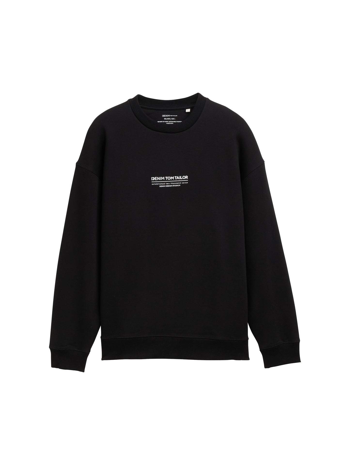 Relaxed Sweatshirt mit Logo-Print