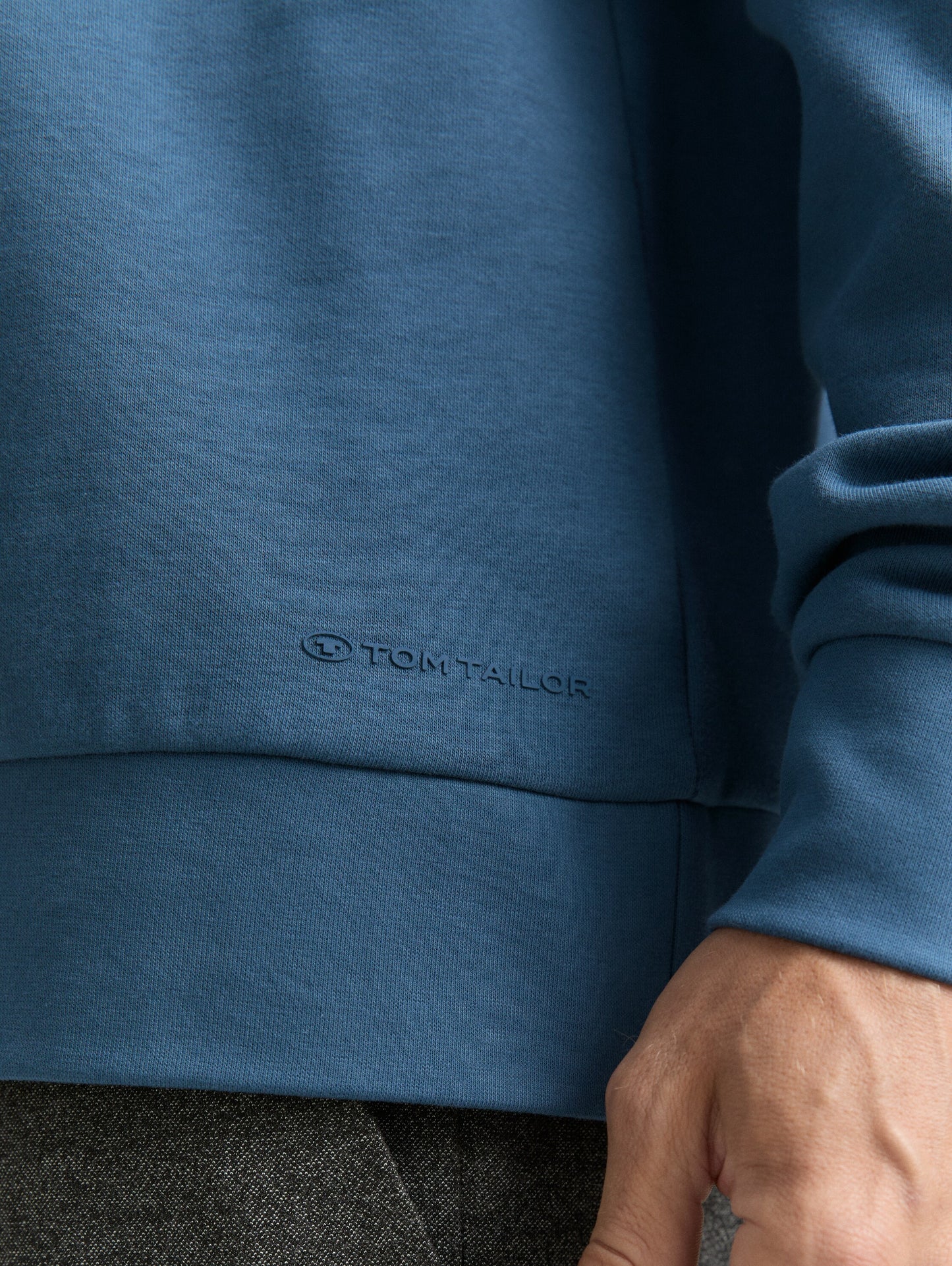 Basic Sweatshirt in Unifarben