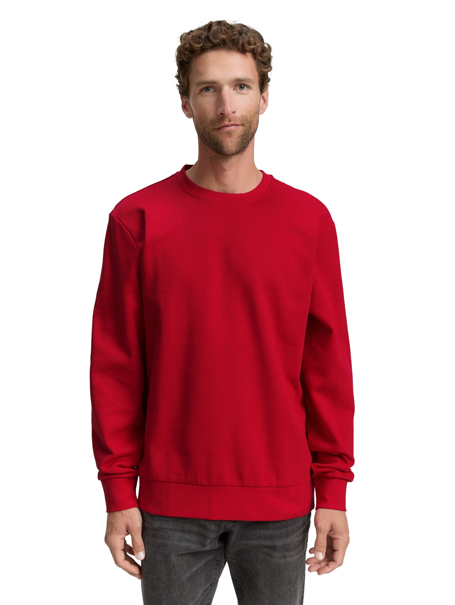 Basic Sweatshirt in Unifarben