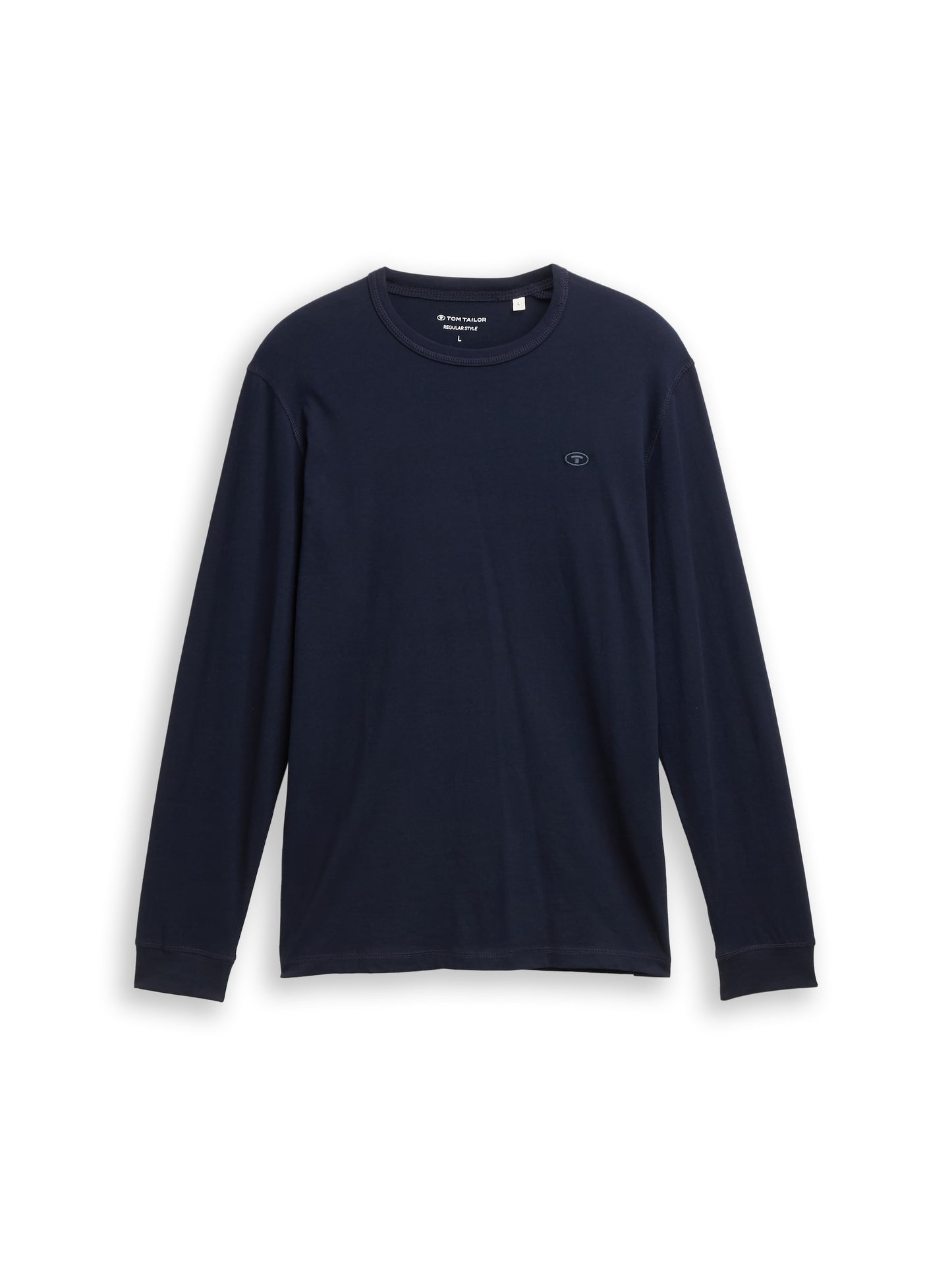 Basic Langarmshirt aus Baumwolle