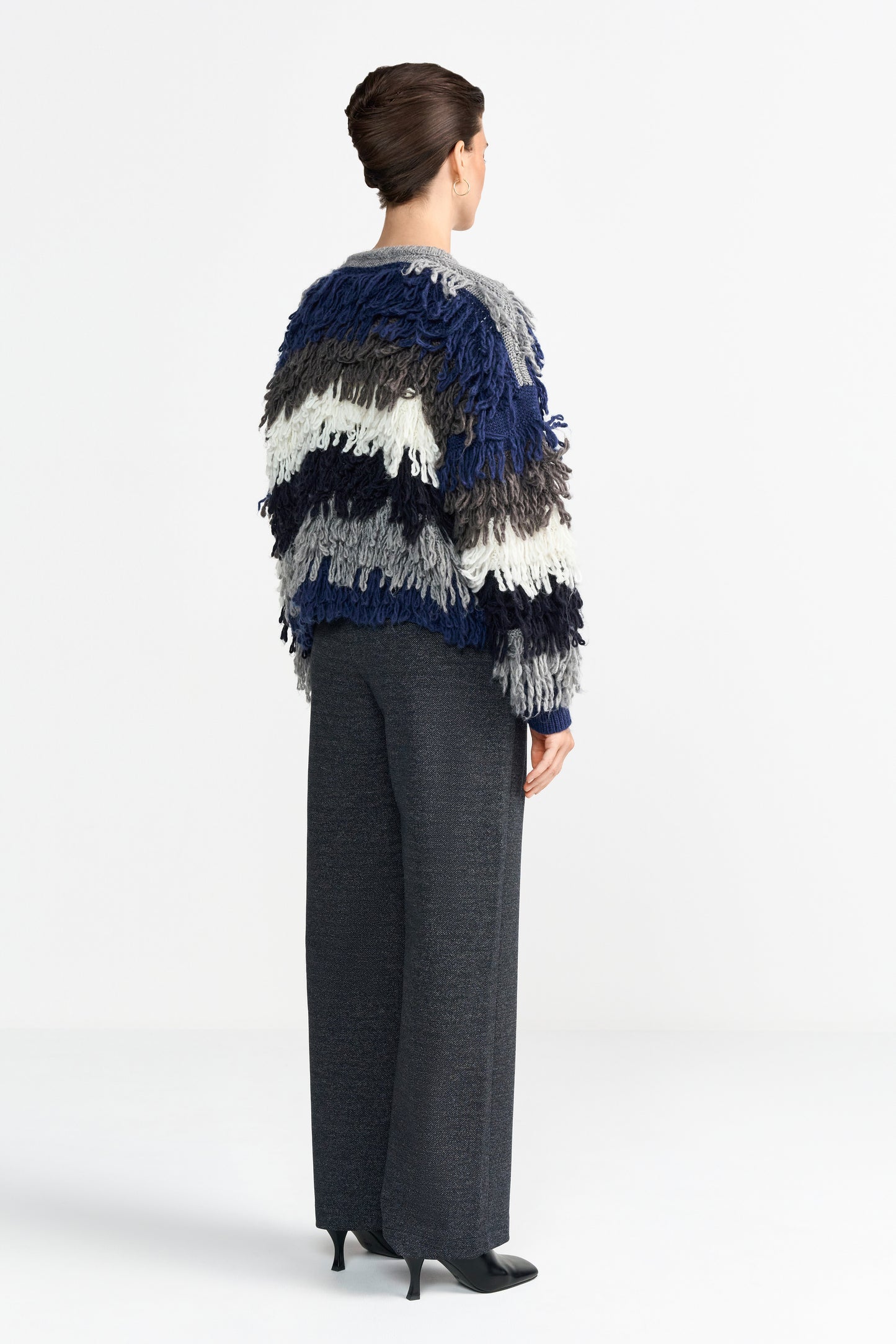 Shaggy Open Edge Cardigan