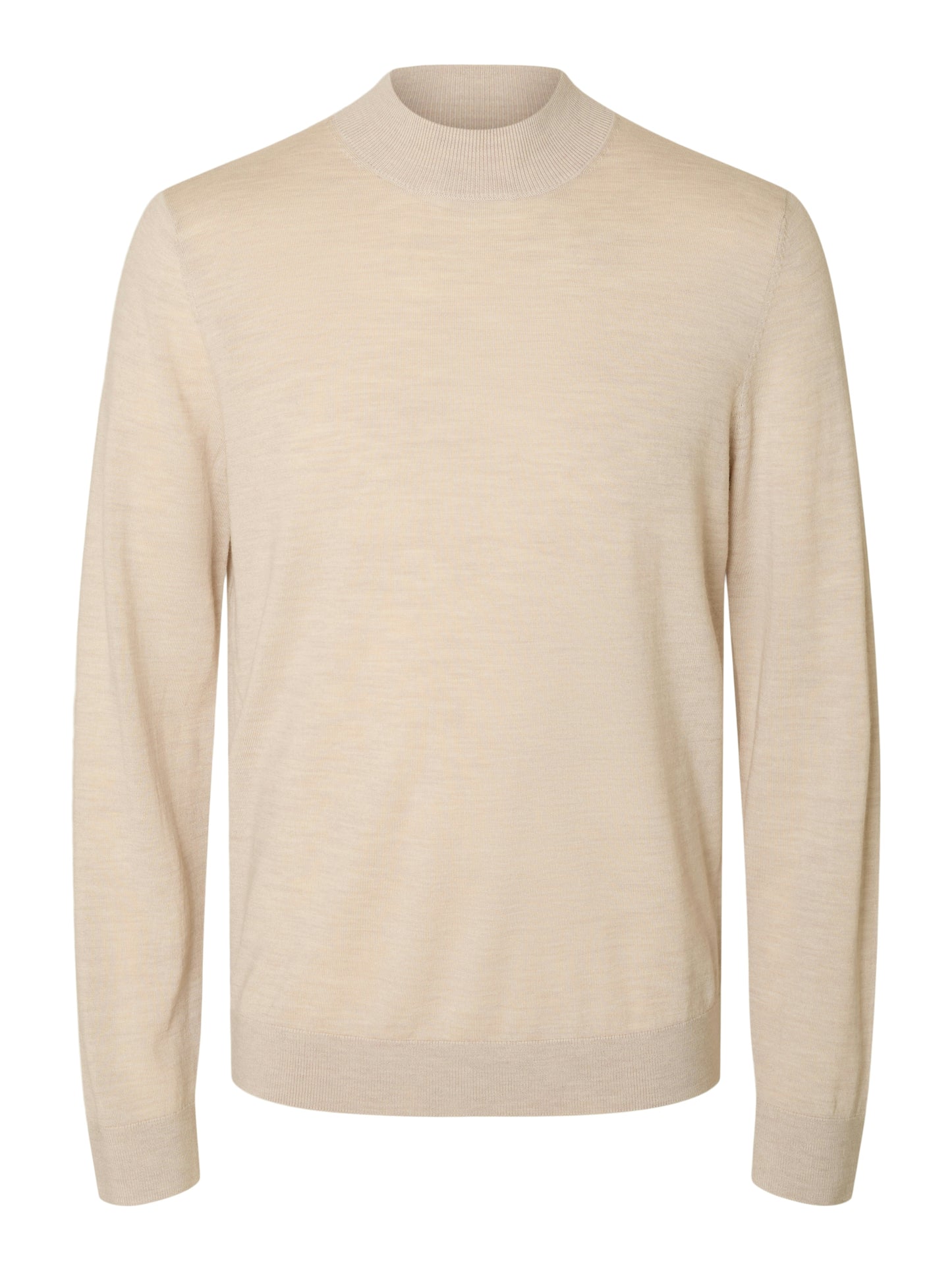 SLHTRAY LS KNIT MERINO MOCK NECK NOOS