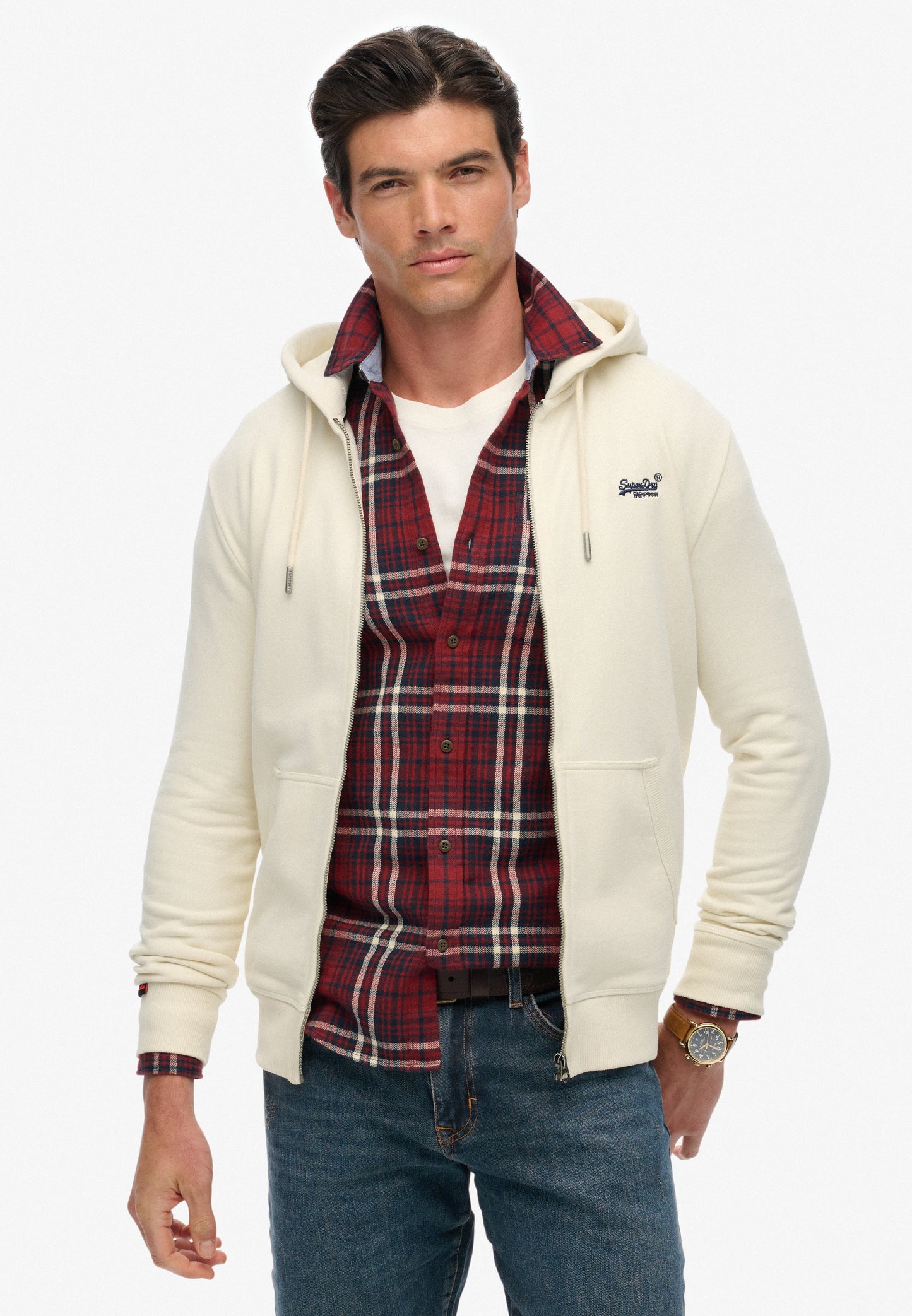 Essential Kapuzenjacke mit Logo