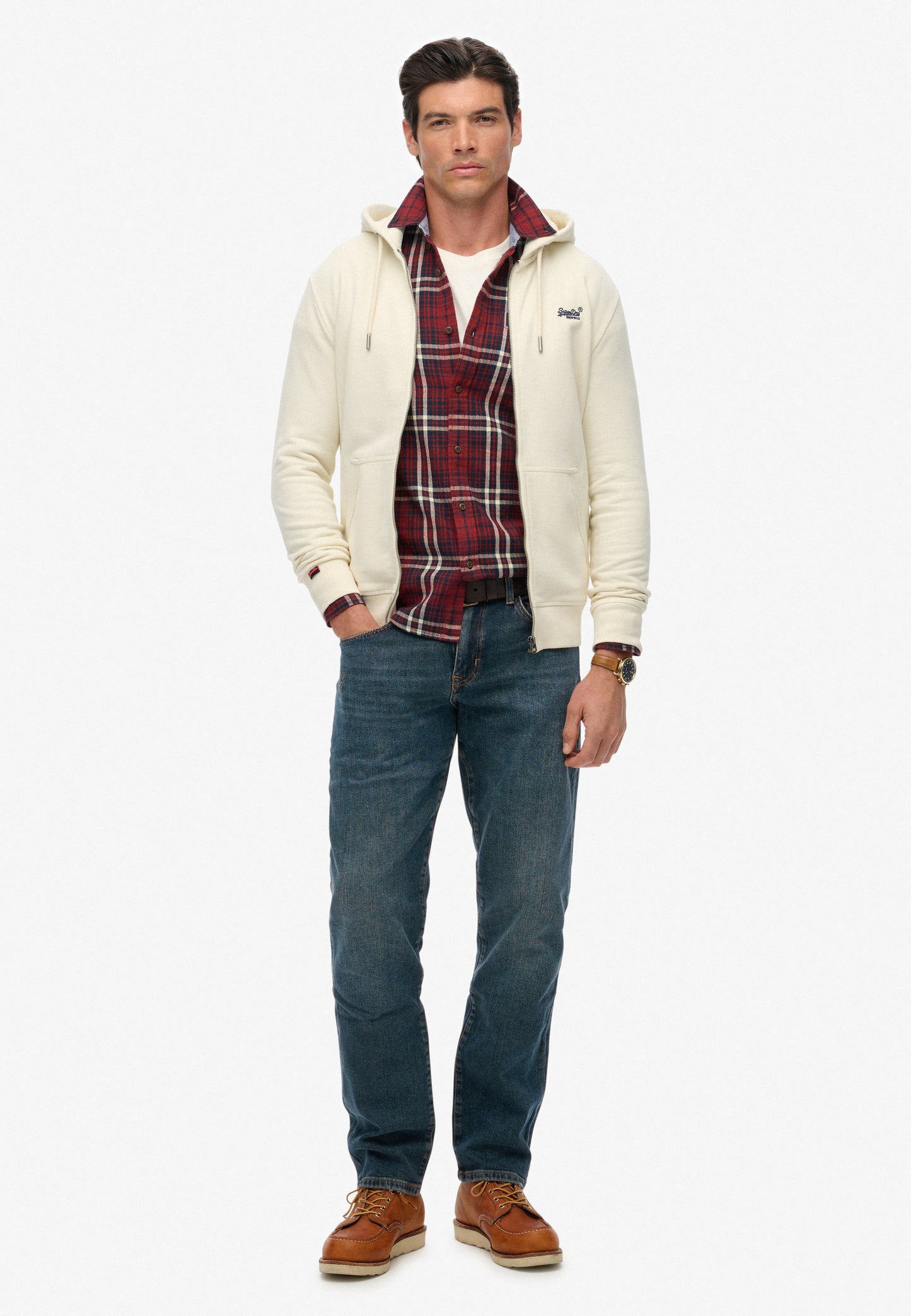Essential Kapuzenjacke mit Logo