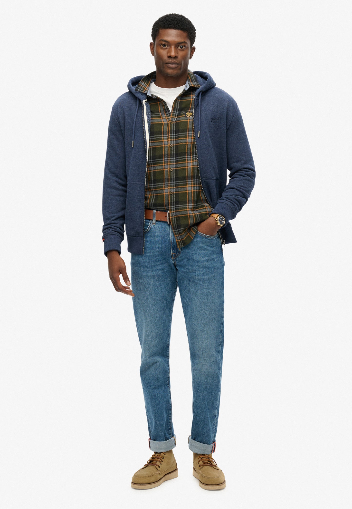 Essential Kapuzenjacke mit Logo