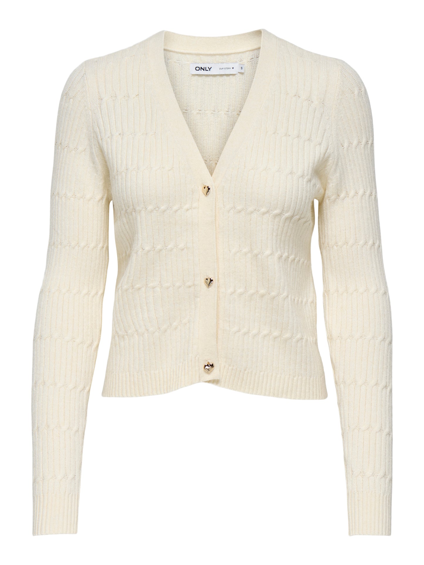 ONLKATIA LS CABLE V-NECK CARDI KNT NOOS