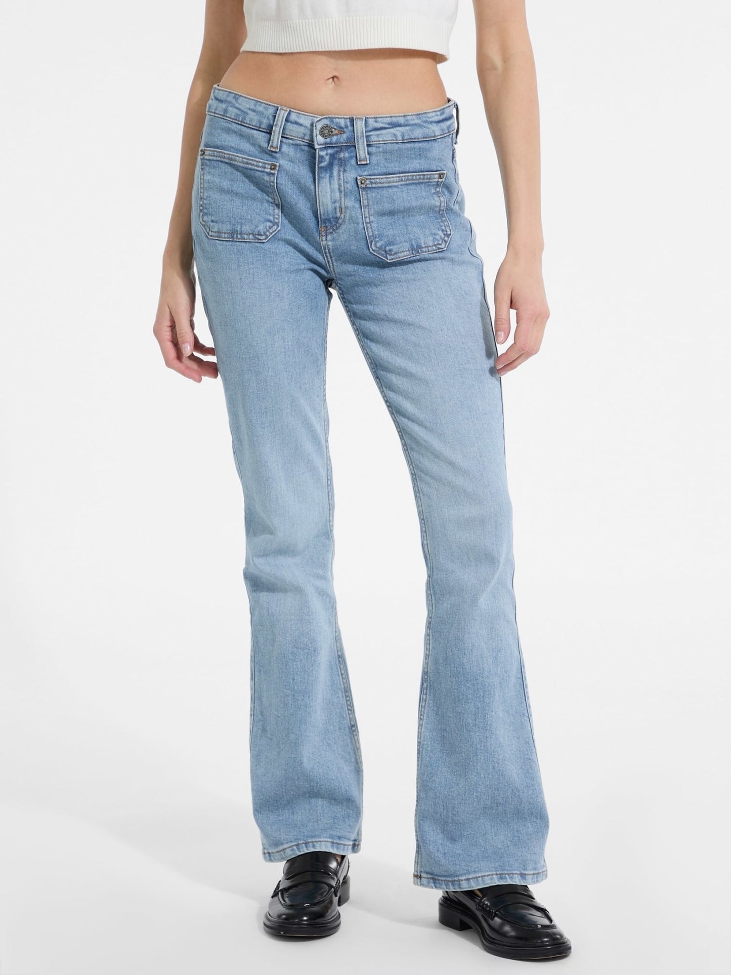 GJ G09 BOOTCUT PATCH POCKETS