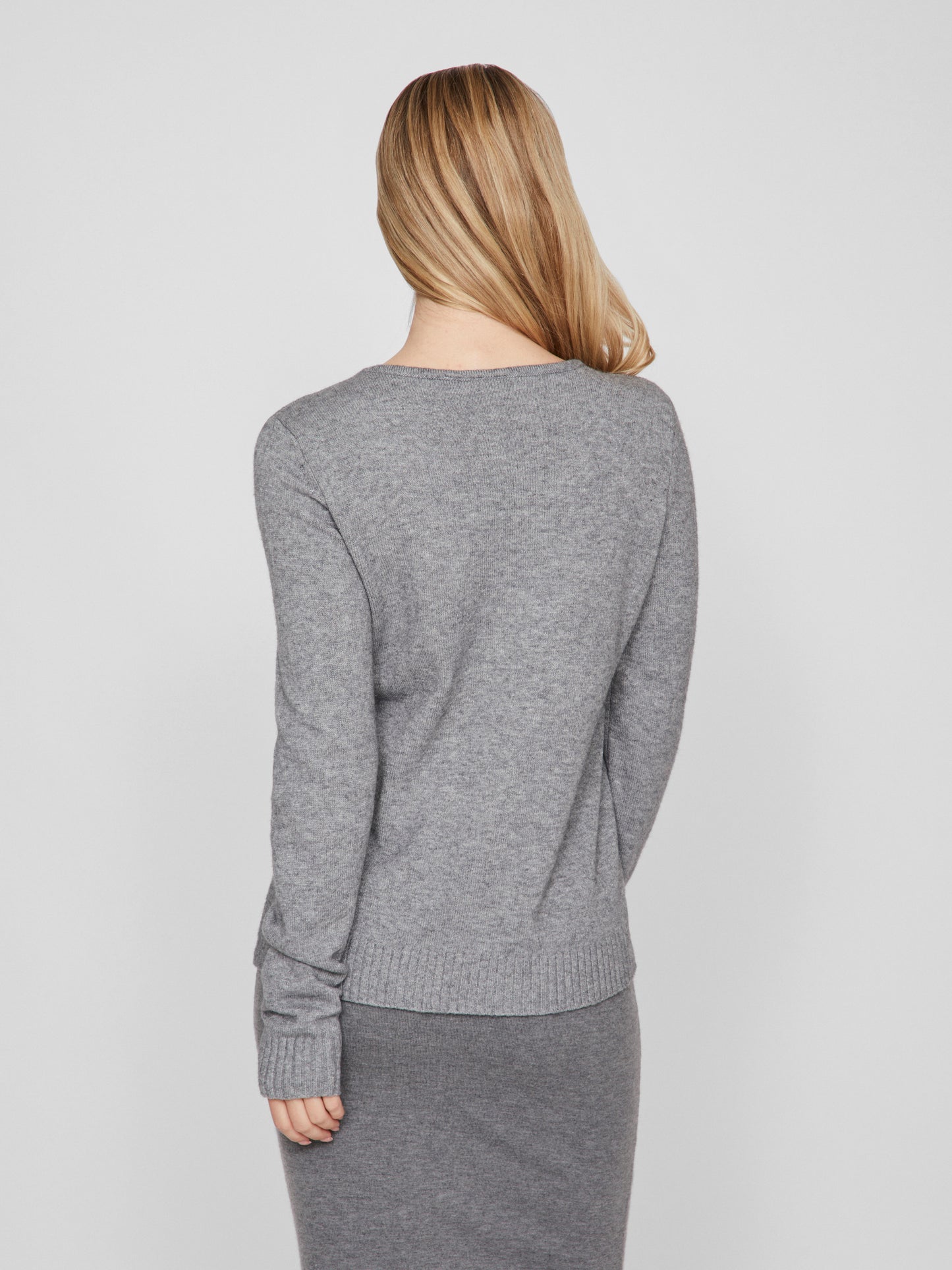 VIRIL V-NECK L/S KNIT TOP - NOOS
