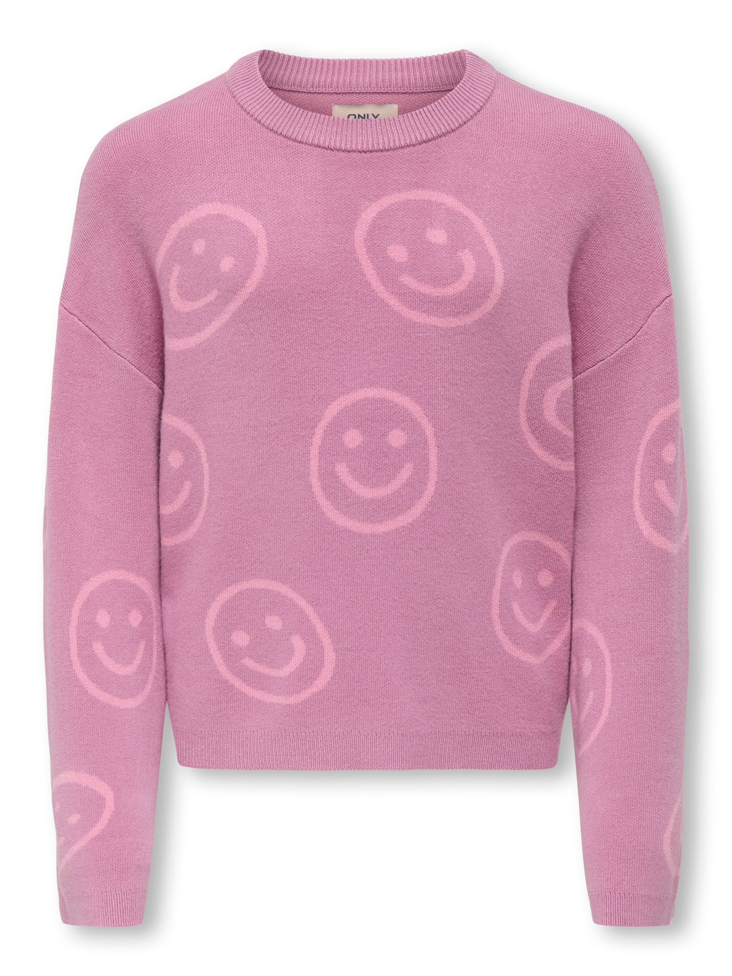 KOGMONTANA LS JQ LOOSE O-NECK CP KNT
