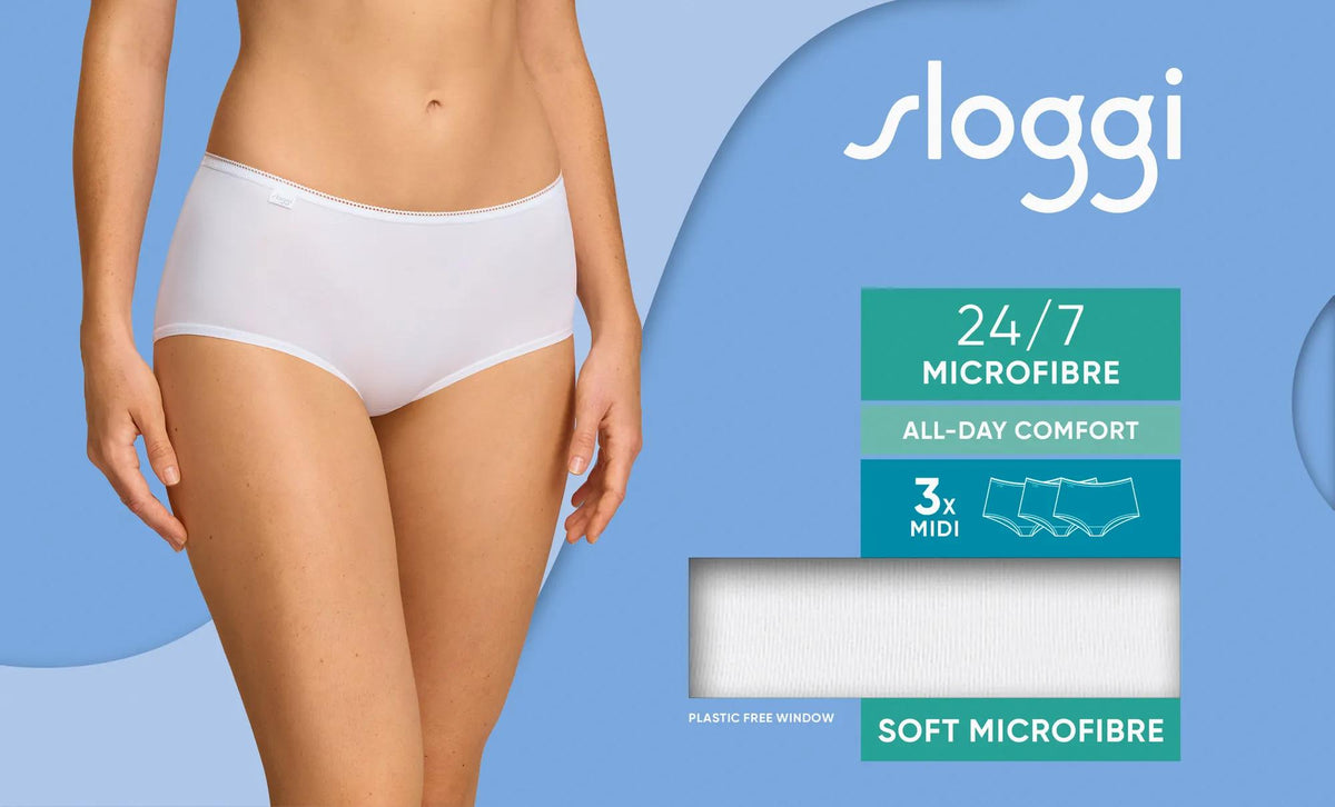 sloggi 24/7 Microfibre Midi C3P