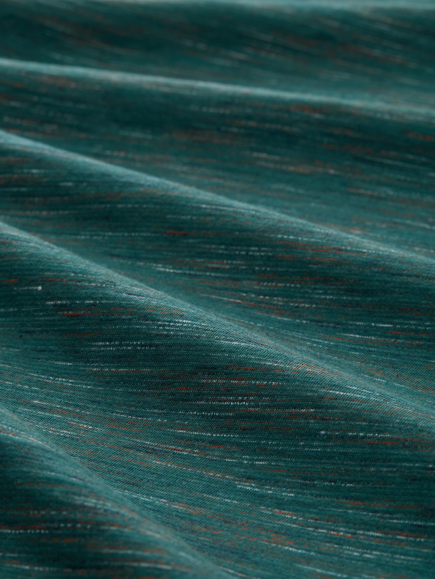 T-Shirt in Melange-Optik mit Brusttasche