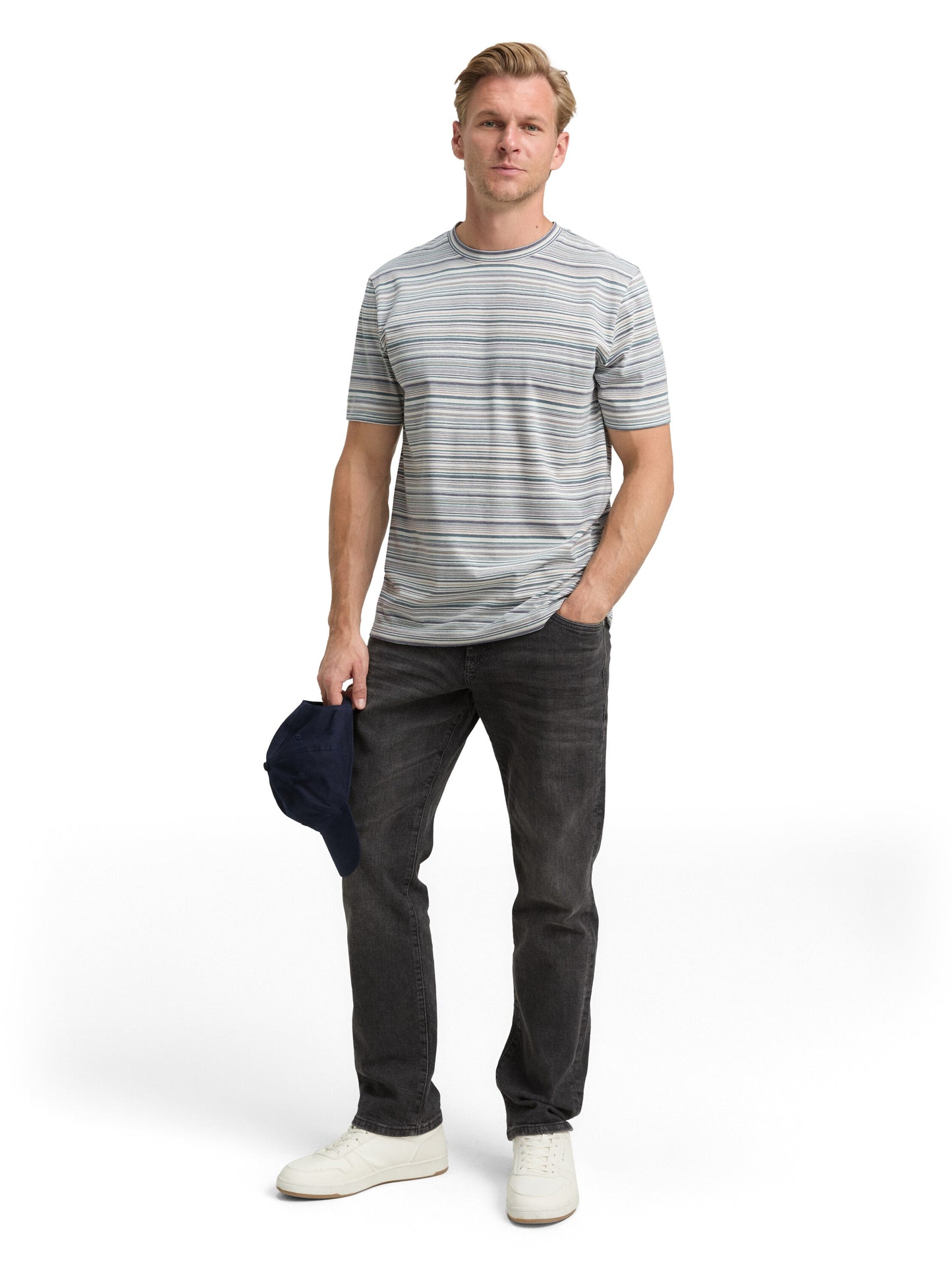 T-Shirt mit Streifenmuster