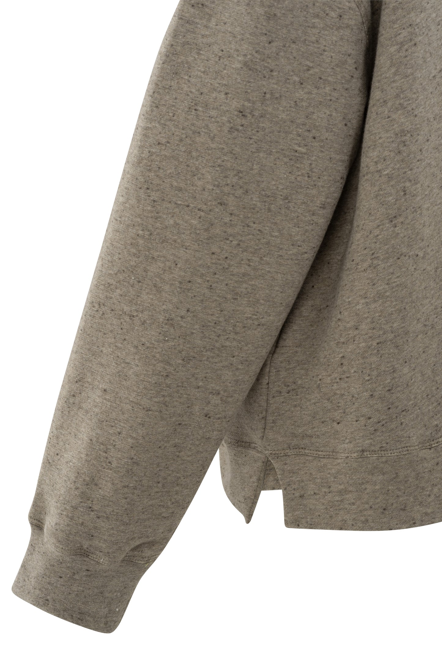 Melange-Sweatshirt, GREYISH BROWN MELANGE