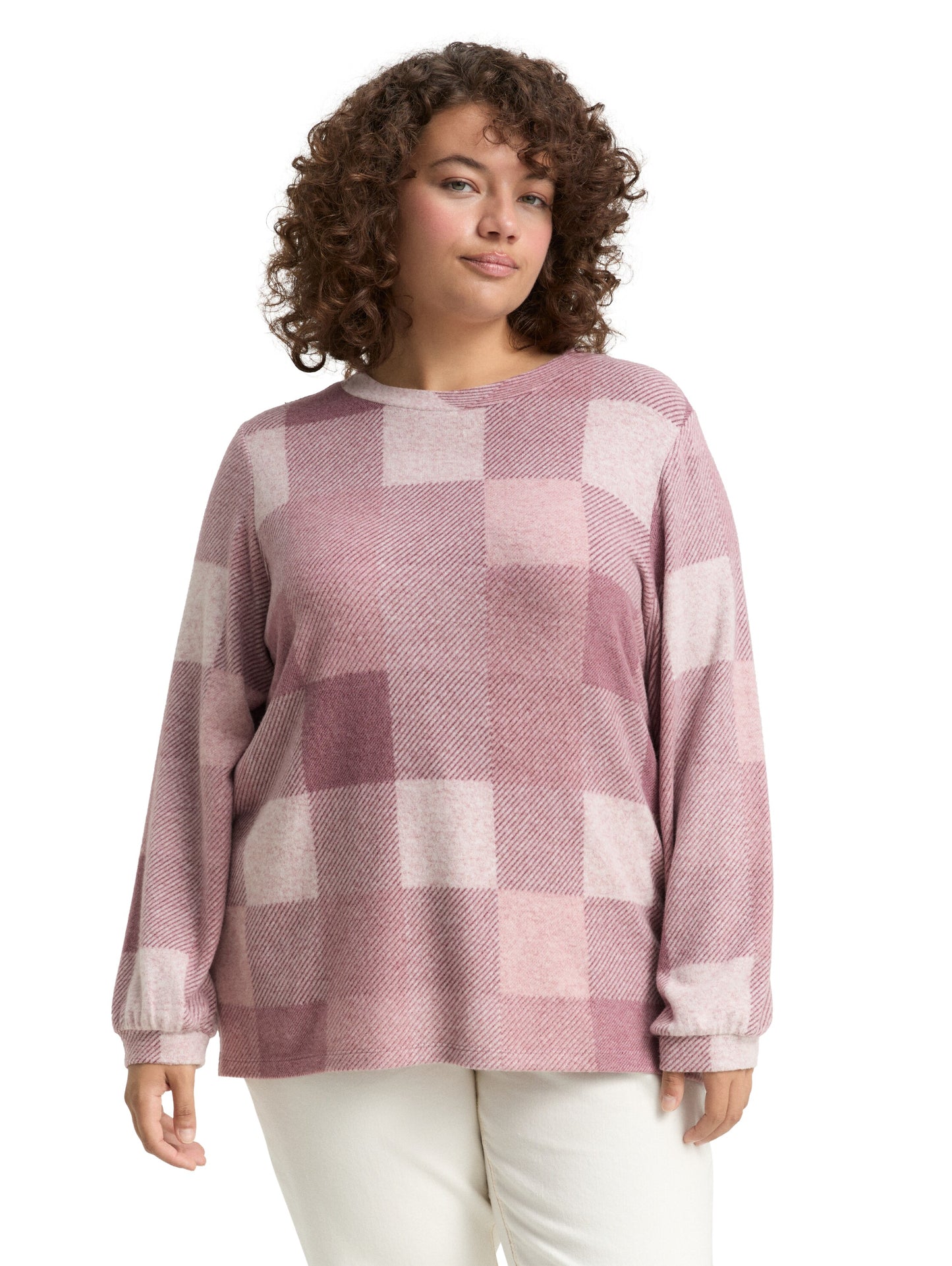 Plus Size - Langarmshirt mit Muster
