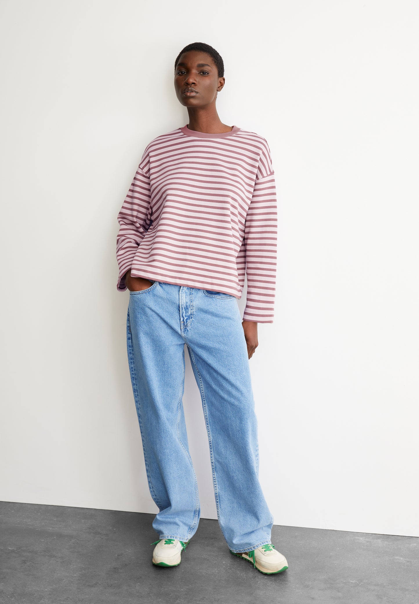 FRANKAA MAARLEN STRIPE SWEAT