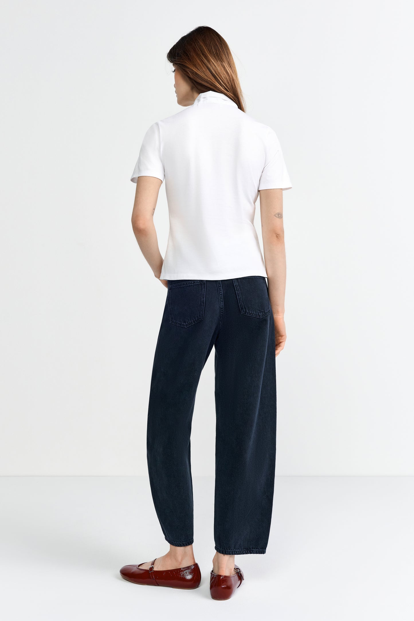 Mat Mix T-Shirt with Bow