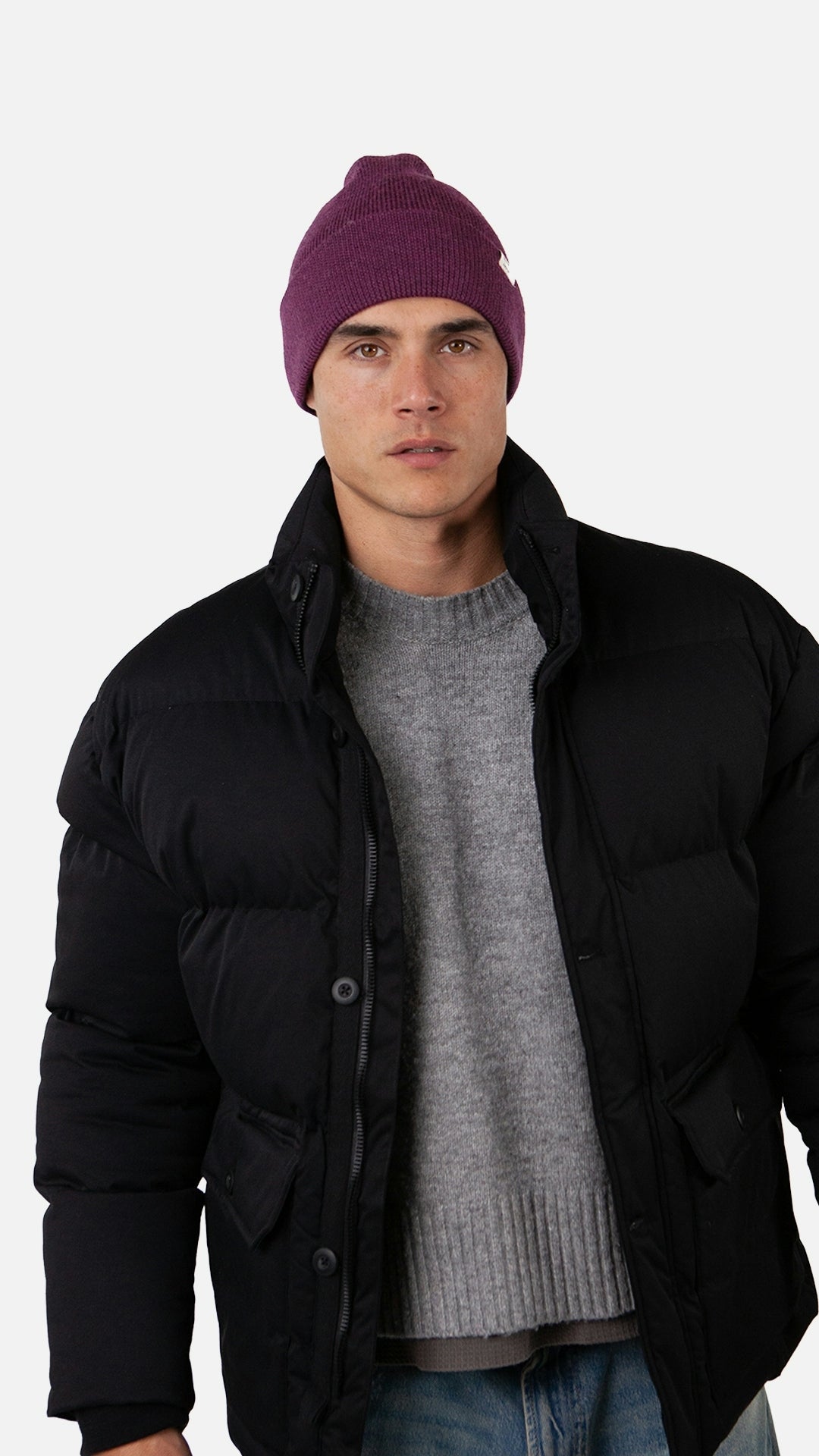 Kinabalu Beanie, aubergine