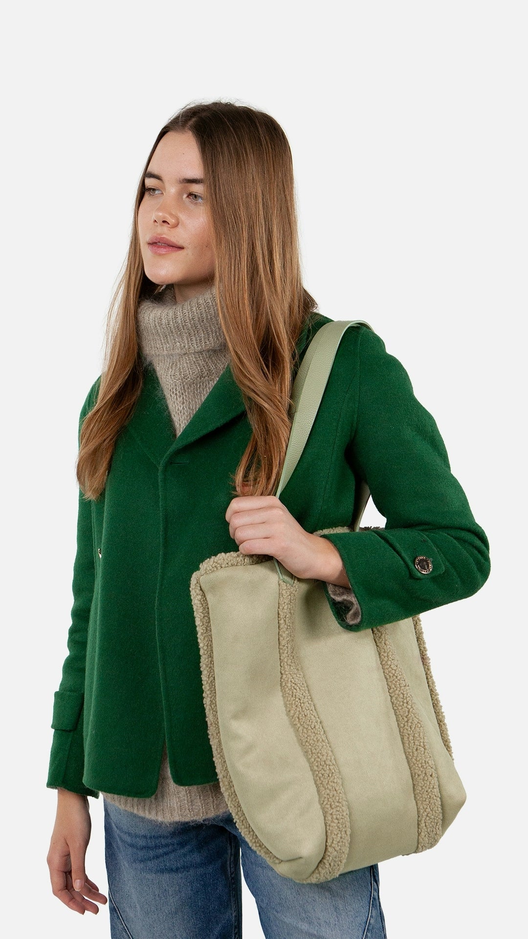 Aedey Totebag, pale army
