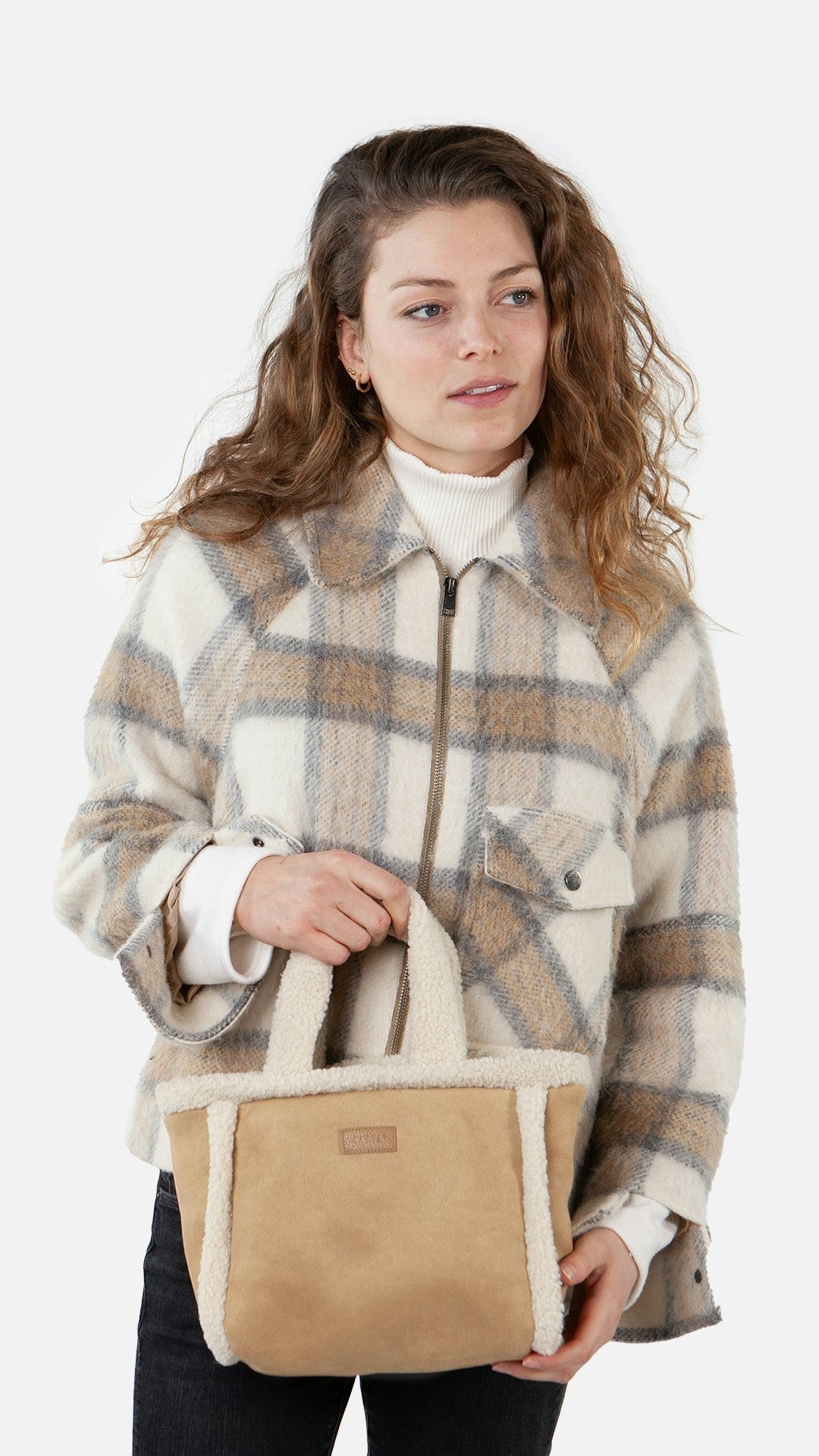 Aedey Handbag, light brown