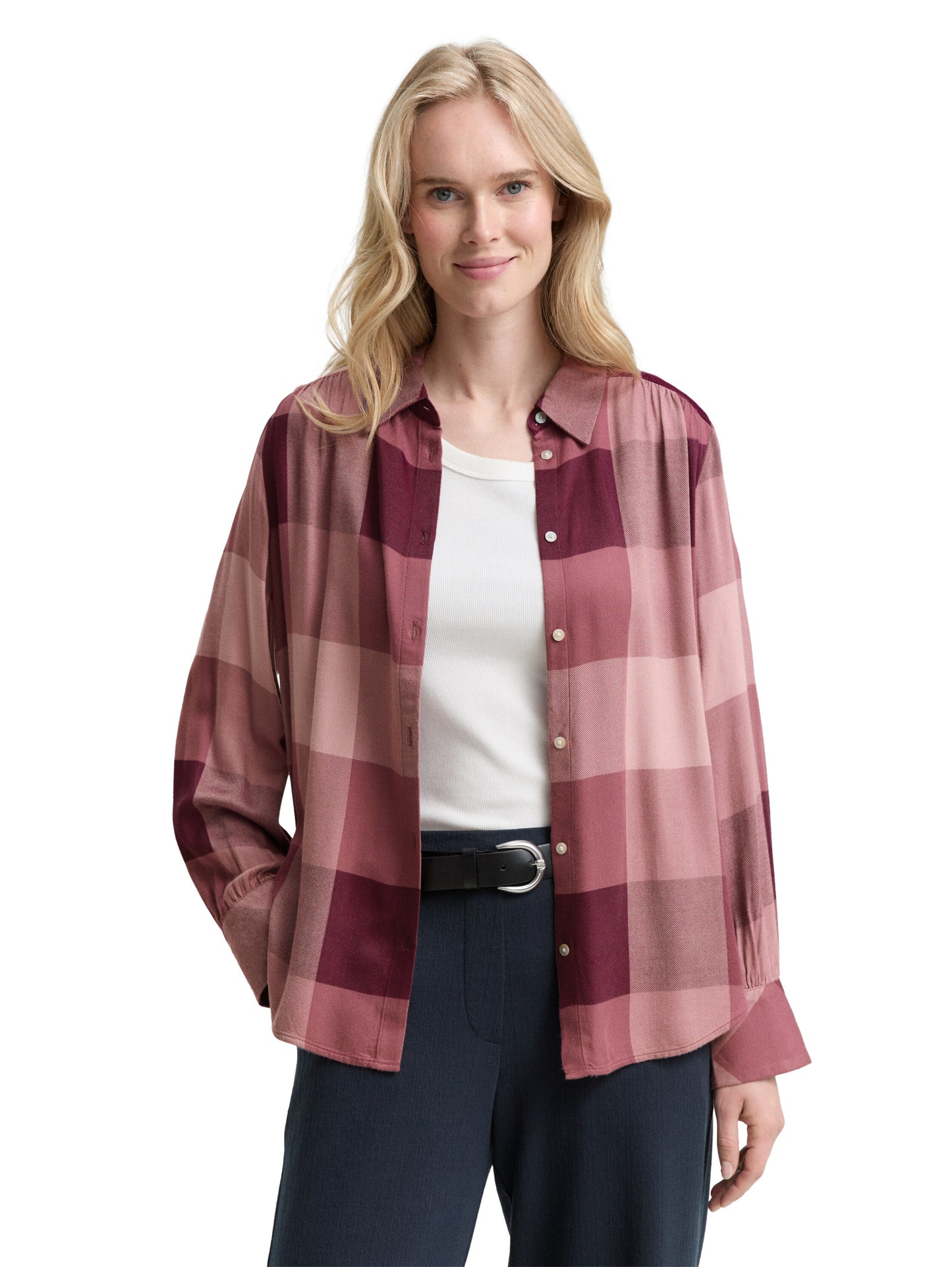 Hemdbluse mit Karomuster