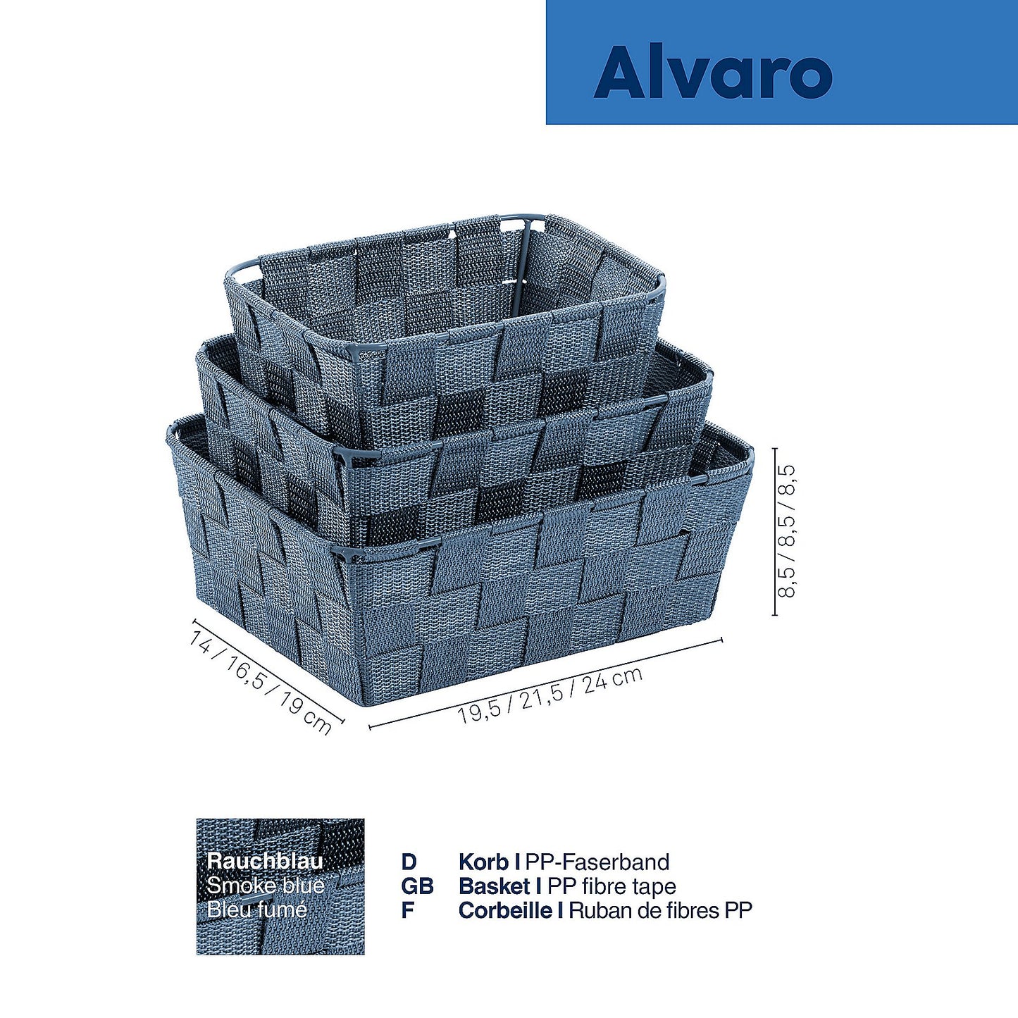 Kela Keck & Lang GmbH Bad Accessoiresrauchblau