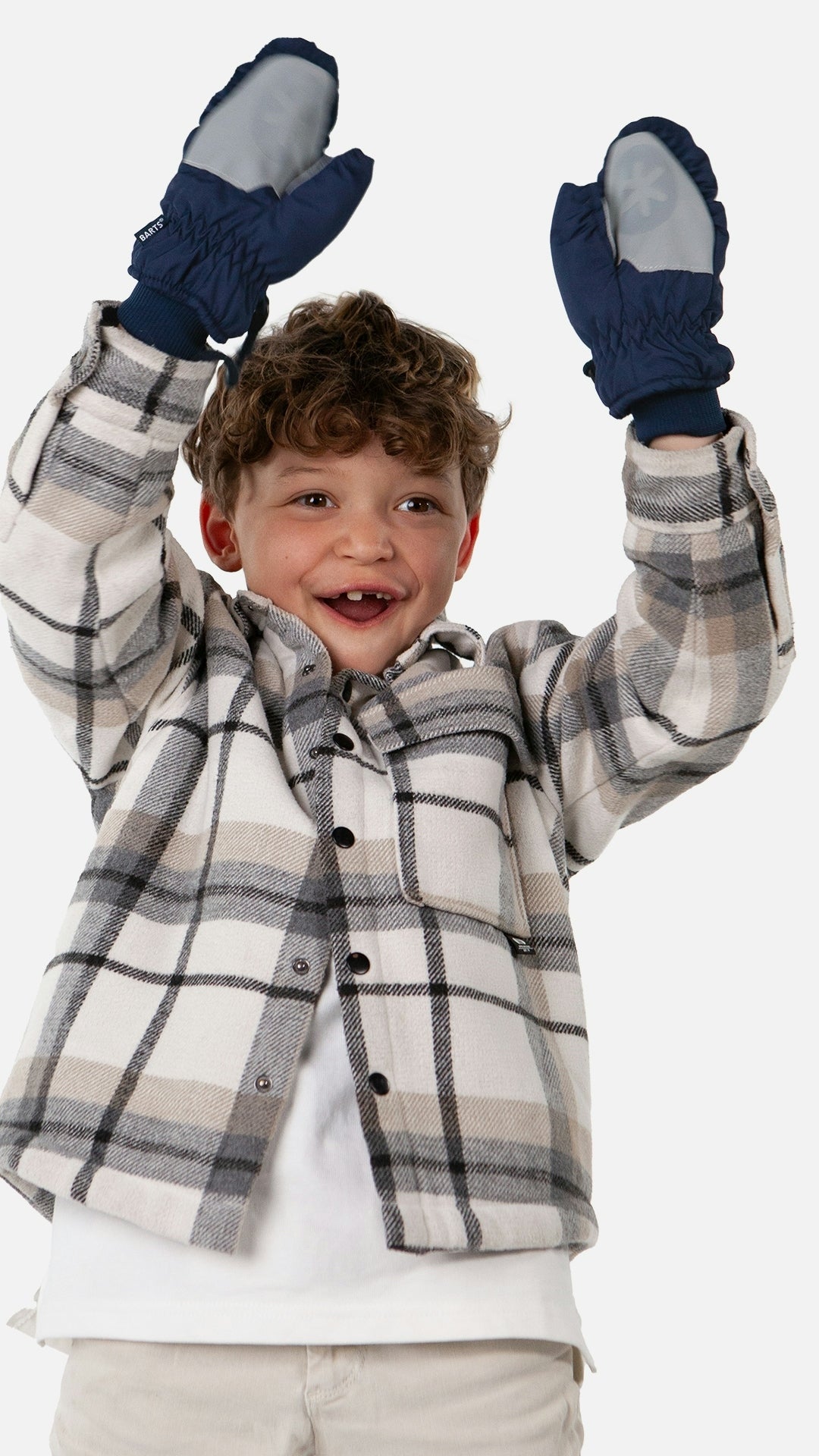 Nylon Mitts Kids, navy