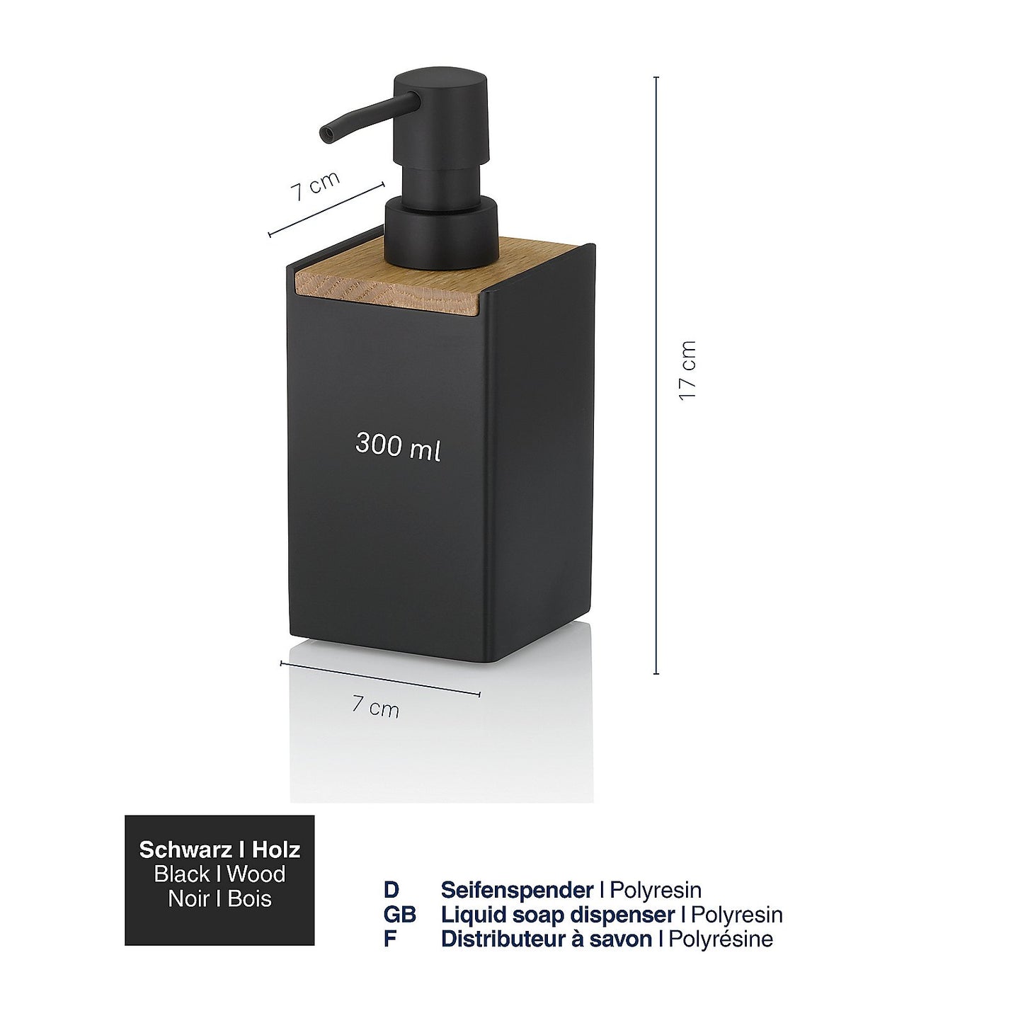 Kela Keck & Lang GmbH Bad Accessoiresmatt schwarz