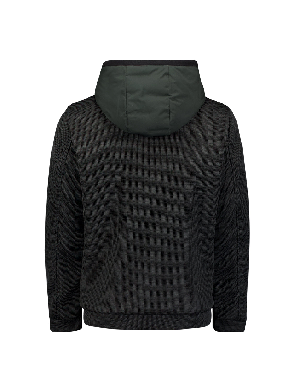 Jacket Short Fit Sealed Hooded Knitted Mix