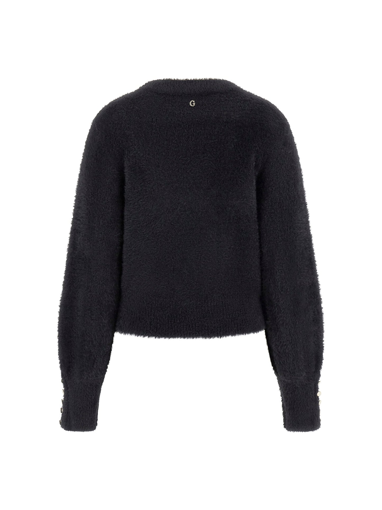 LS MN YUKI FUZ CUT-OUT SWEATER