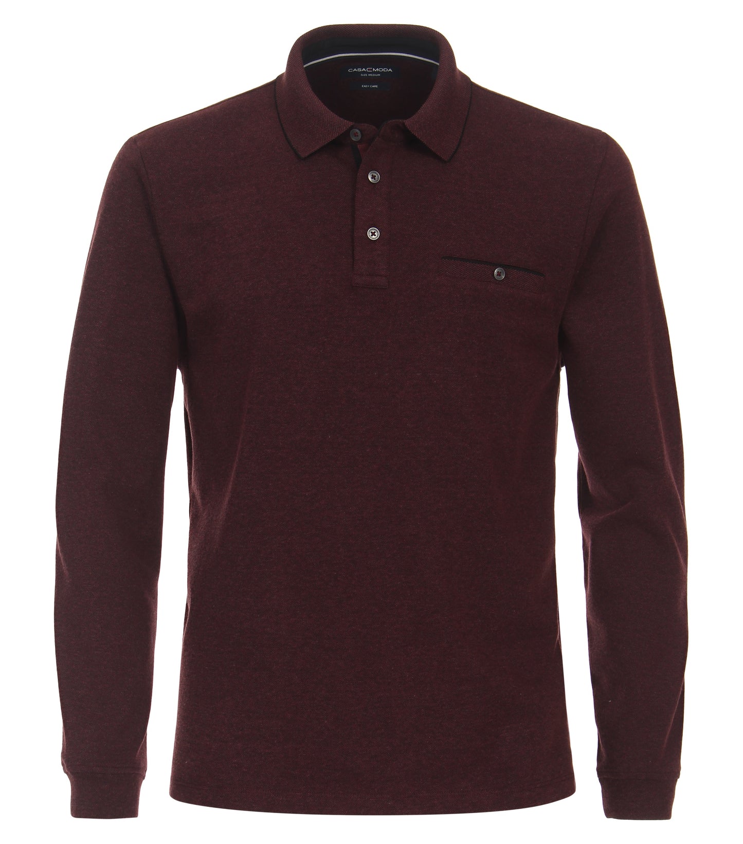 Polo-Shirt Langarm gestreift