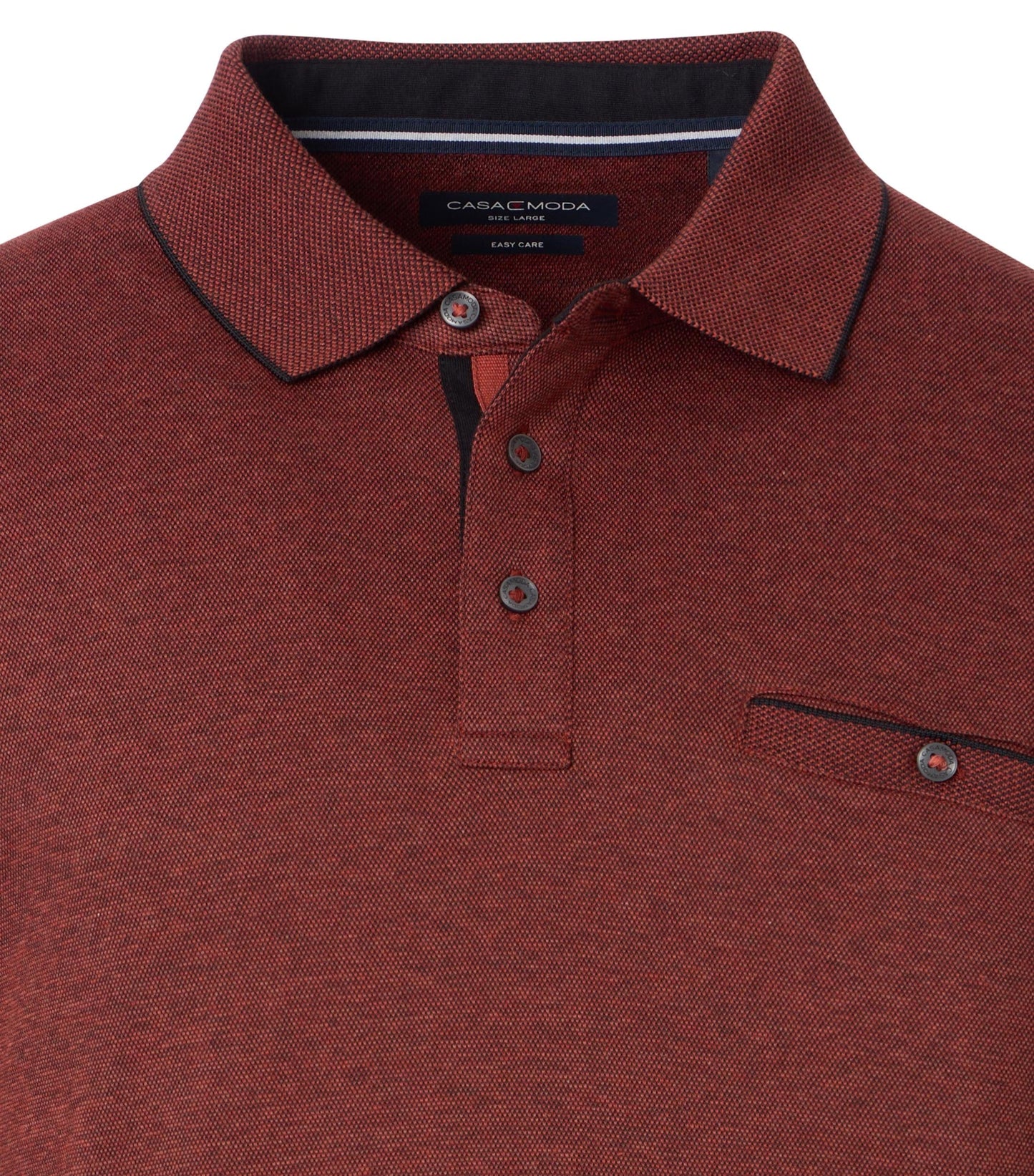 Polo-Shirt Langarm gestreift