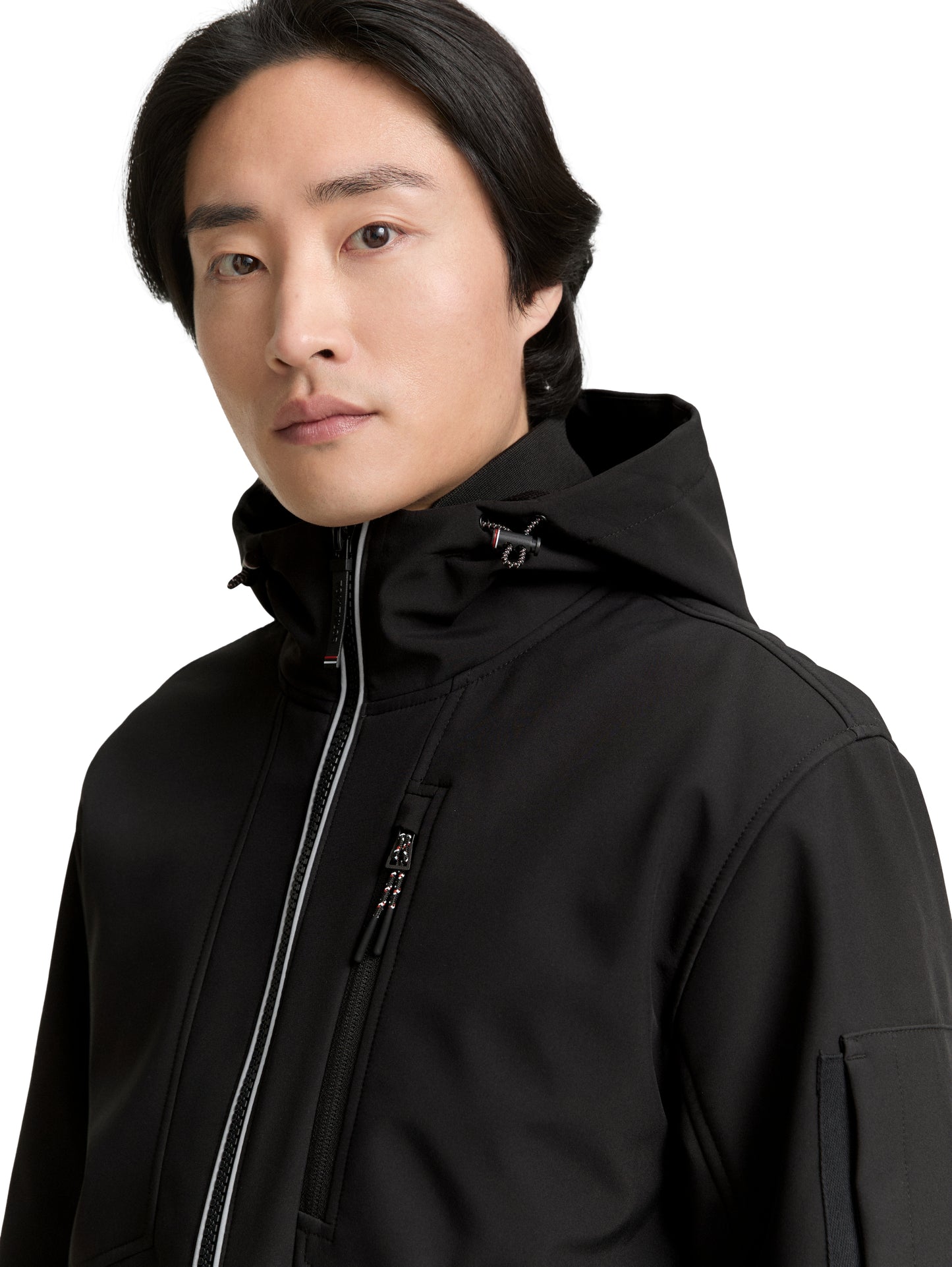 Softshell Jacke mit Kapuze