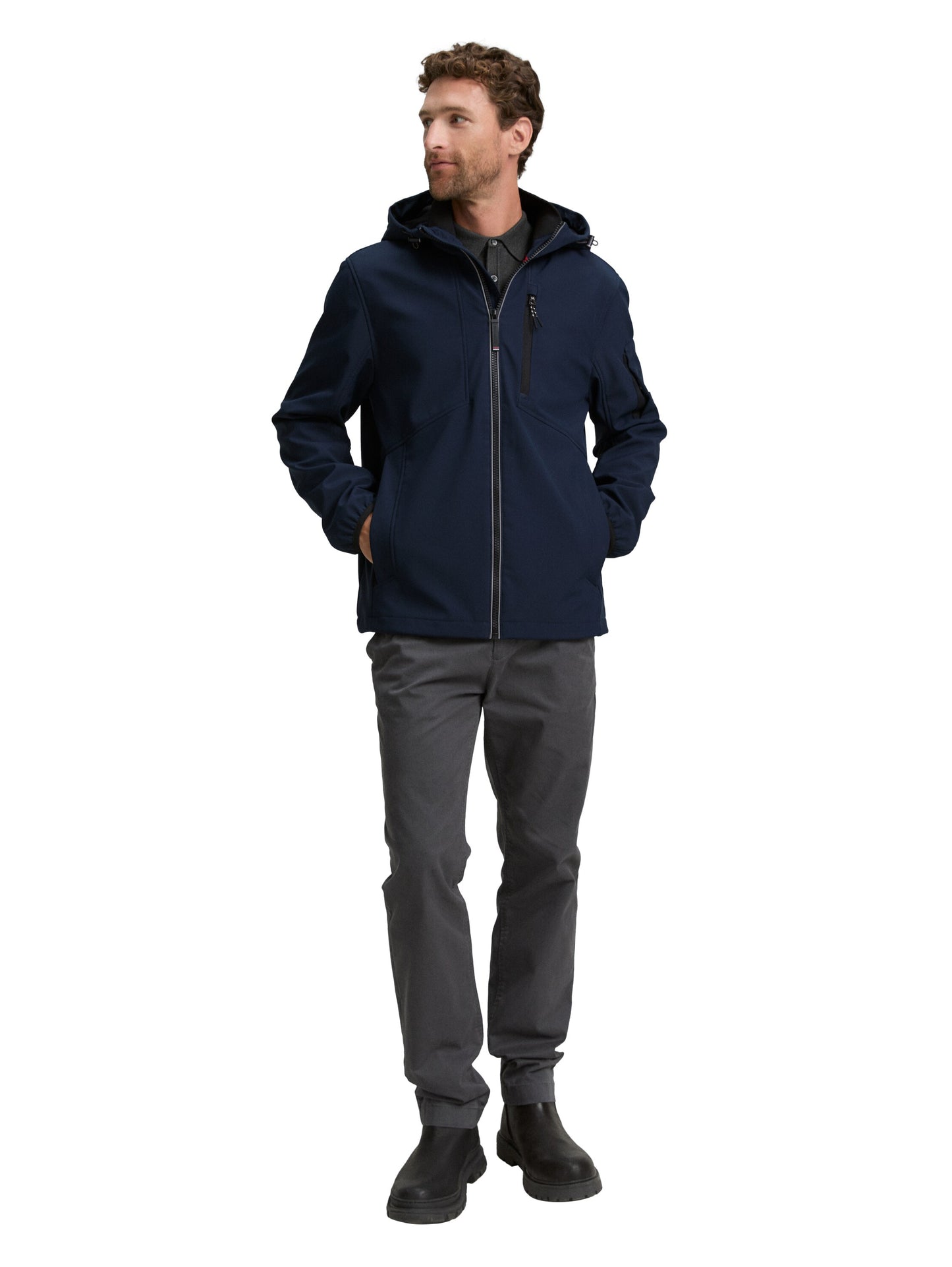 Softshell Jacke mit Kapuze
